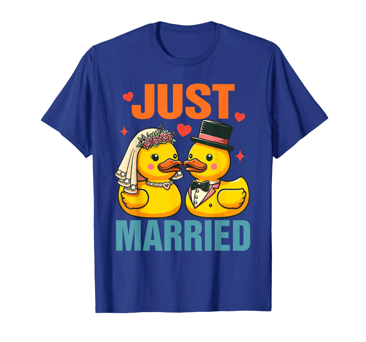 Bride & Groom Newlywed Wedding Rubber Ducks Just Married T-Shirt