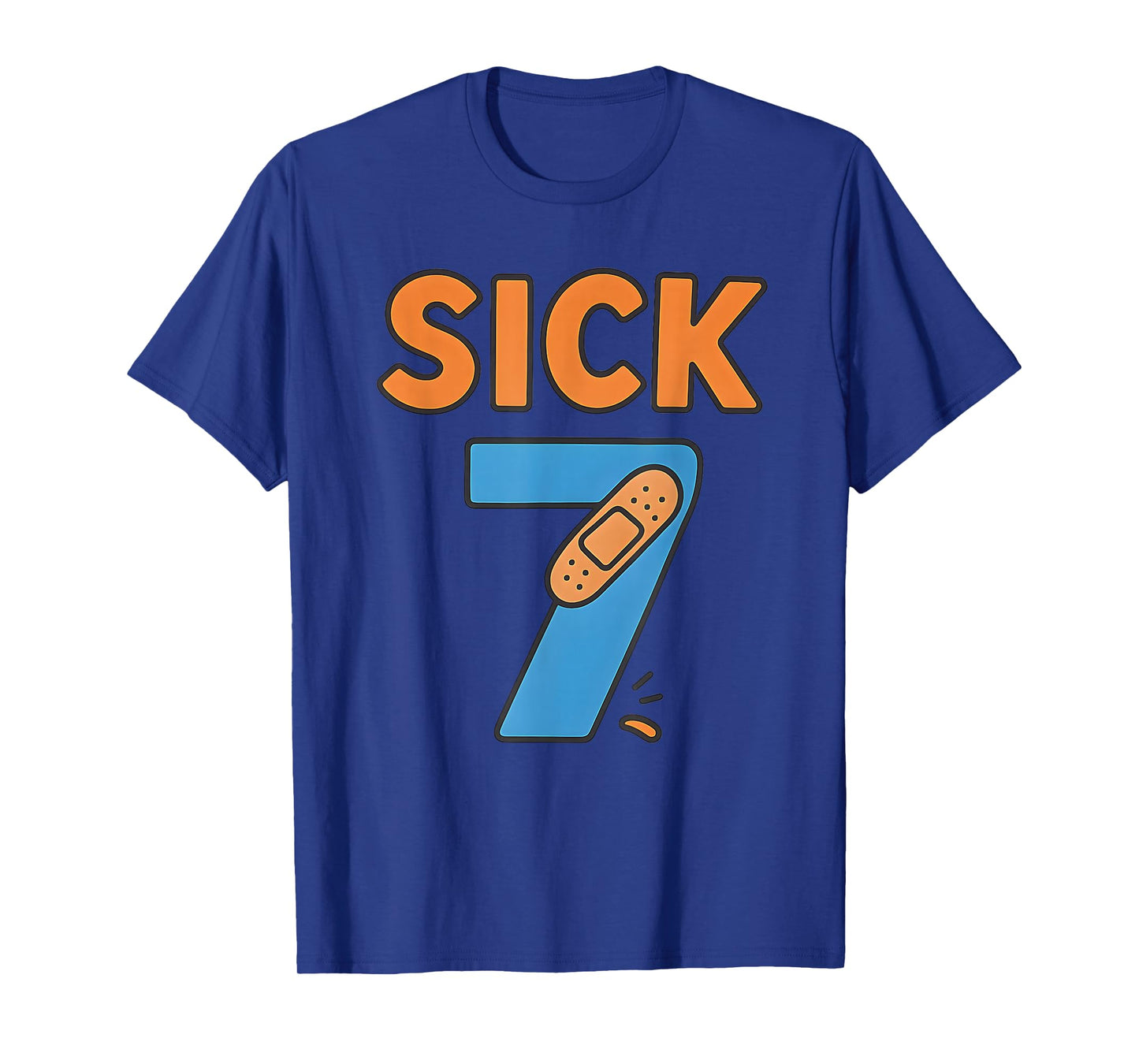Sick Seven Meme Tee Six Seven Fun Wordplay T-Shirt