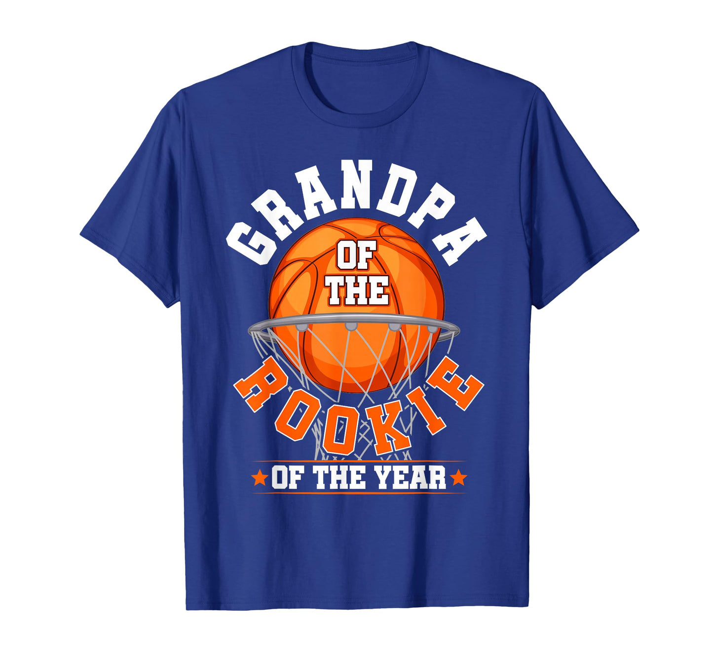Grandpa of Rookie 1st Birthday Basketball Family Matching T-Shirt