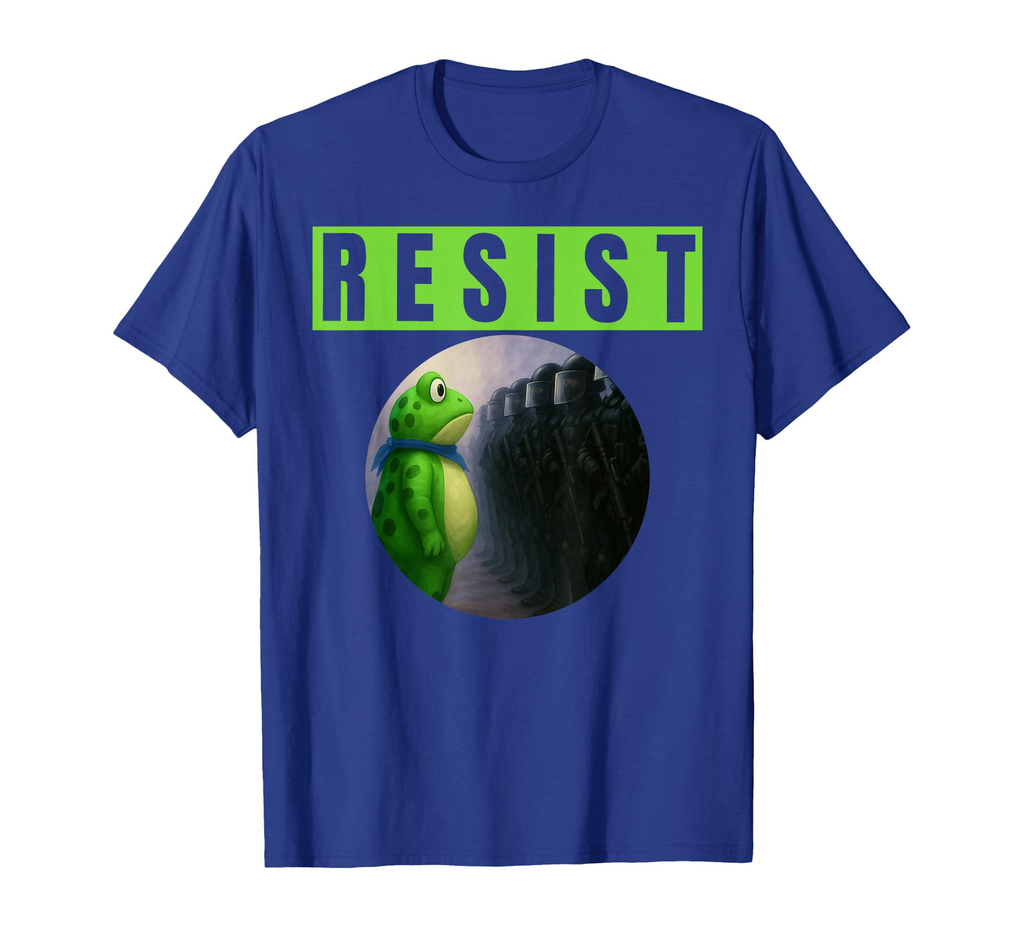 Portland Frog Protest Funny Political Satire Activism Resist T-Shirt
