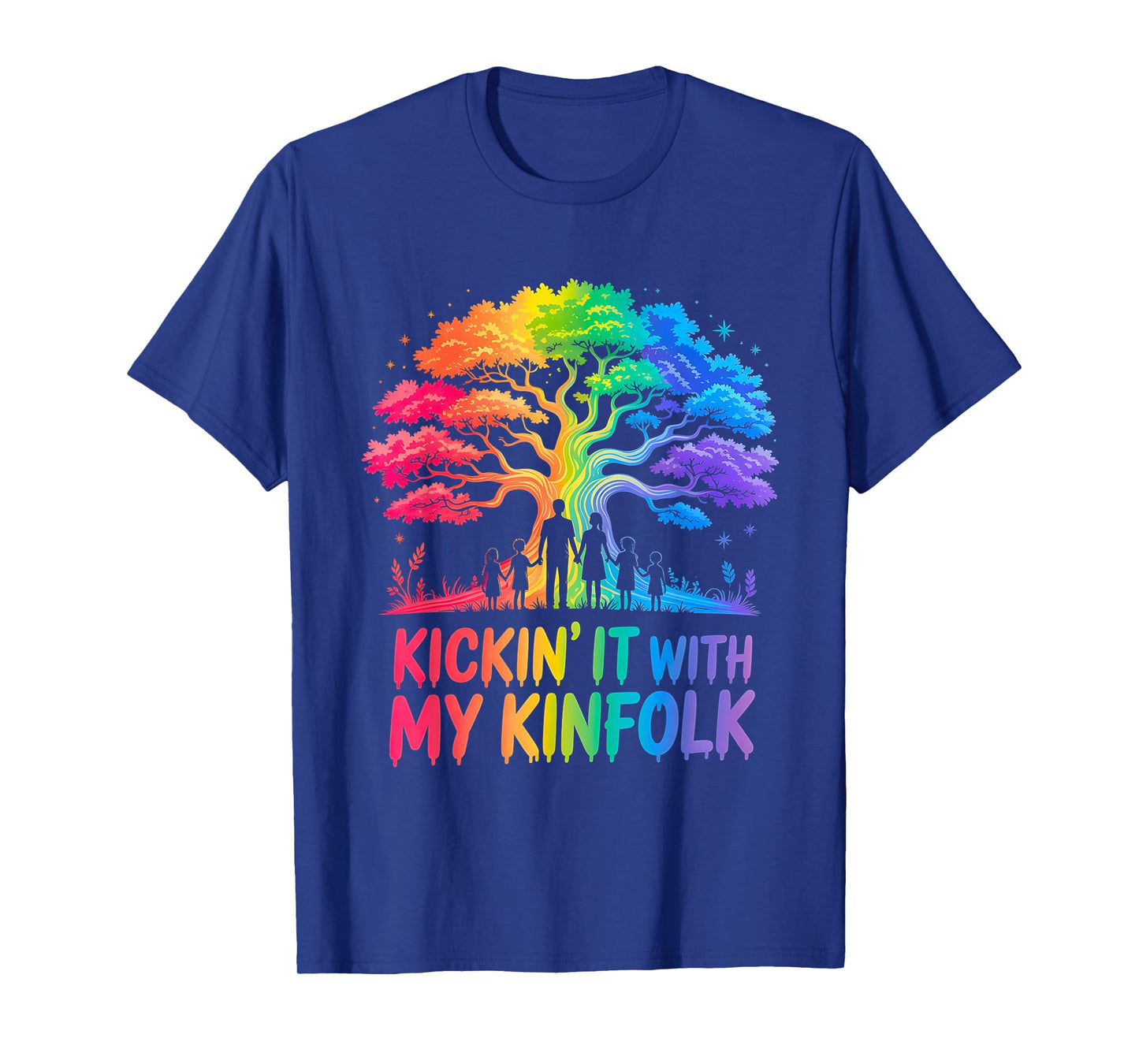 Kickin' It with My Kinfolk Funny Family Reunion T-Shirt