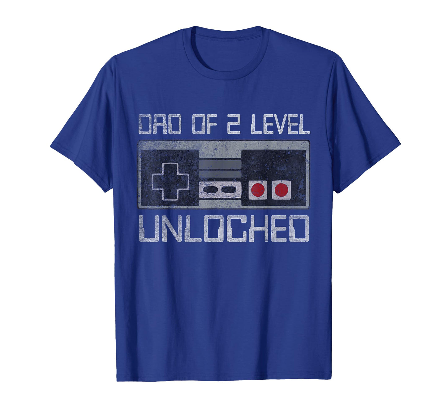 Daddy Again Leveled Up To Dad Of 2 Level Unlocked Father Day T-Shirt