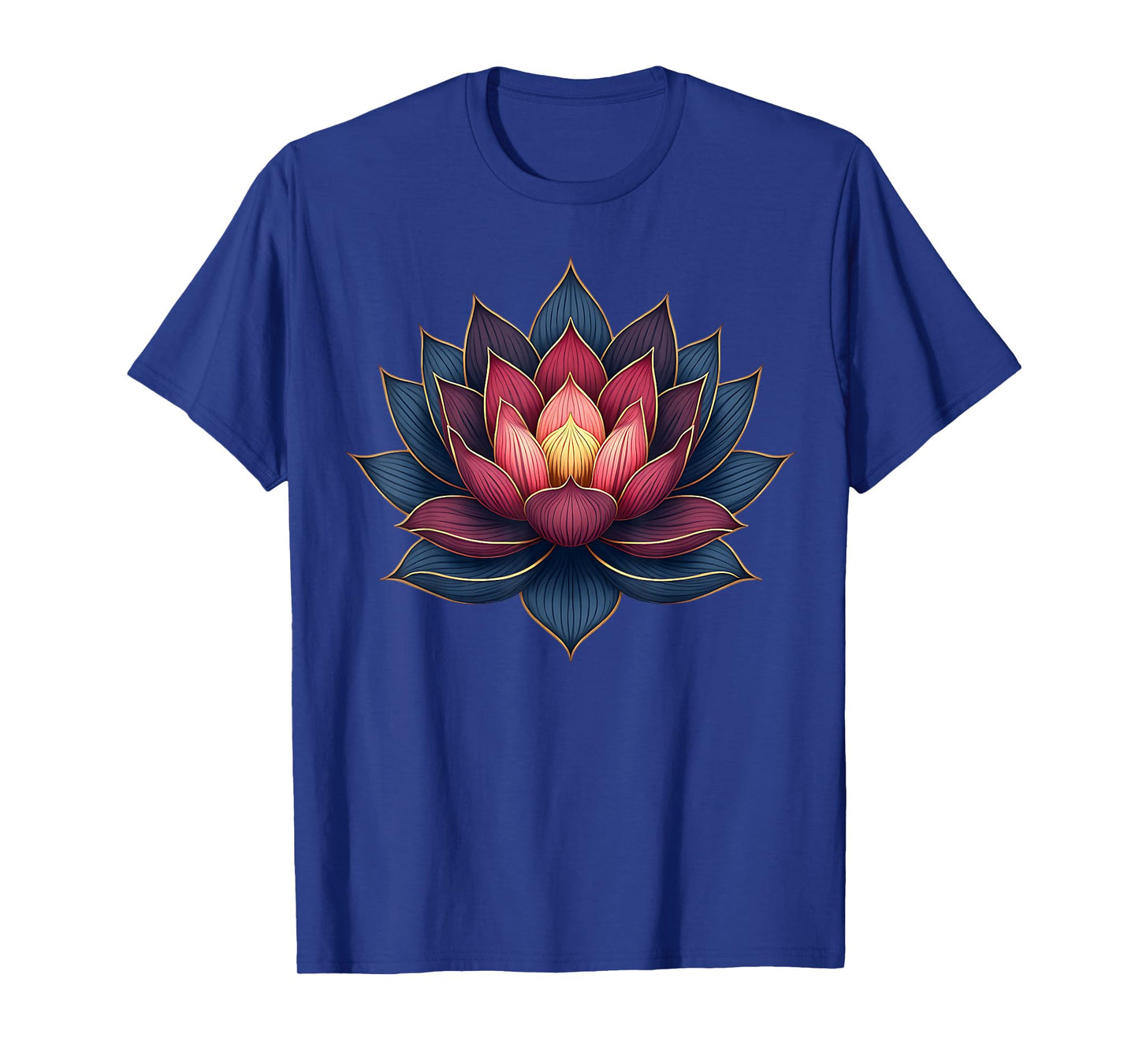 Lotus Flower Yoga Inspired for Mindful Women T-Shirt