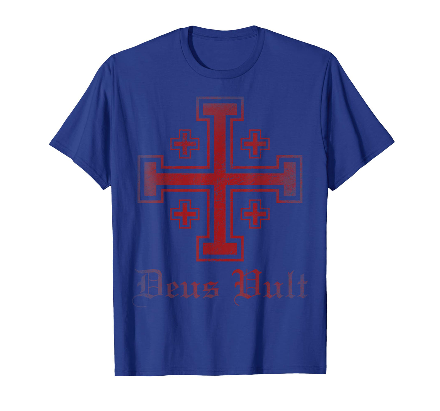 Jerusalem Cross Deus Vult Order of The Holy Sepulchre Knight T-Shirt