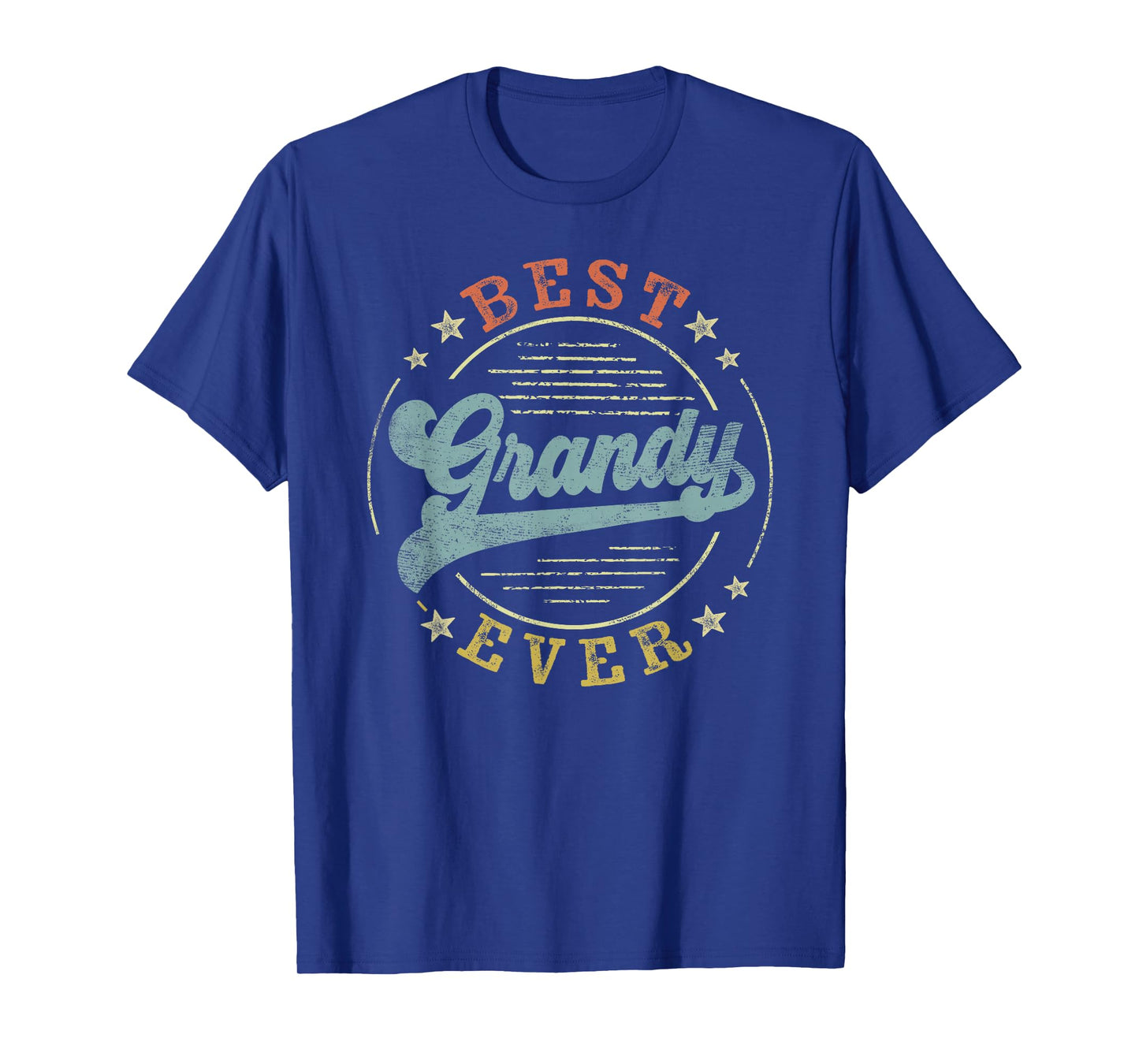Best Grandy Ever Father's Day Grandy Gifts Vintage Emblem T-Shirt