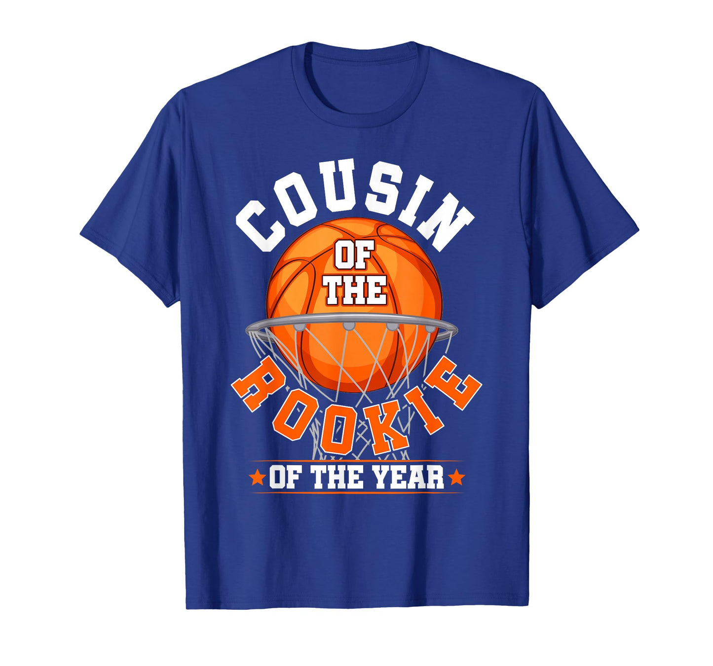 Cousin of Rookie 1st Birthday Basketball Family Matching T-Shirt