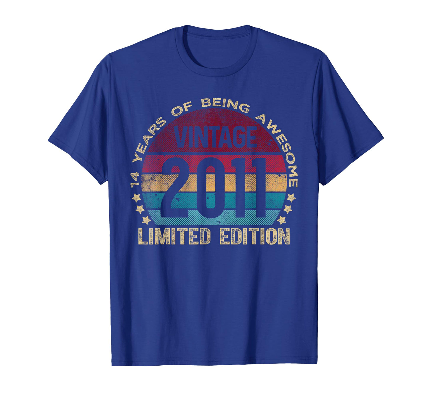 14 Year Old Gifts Vintage 2011 Limited Edition 14th Birthday T-Shirt