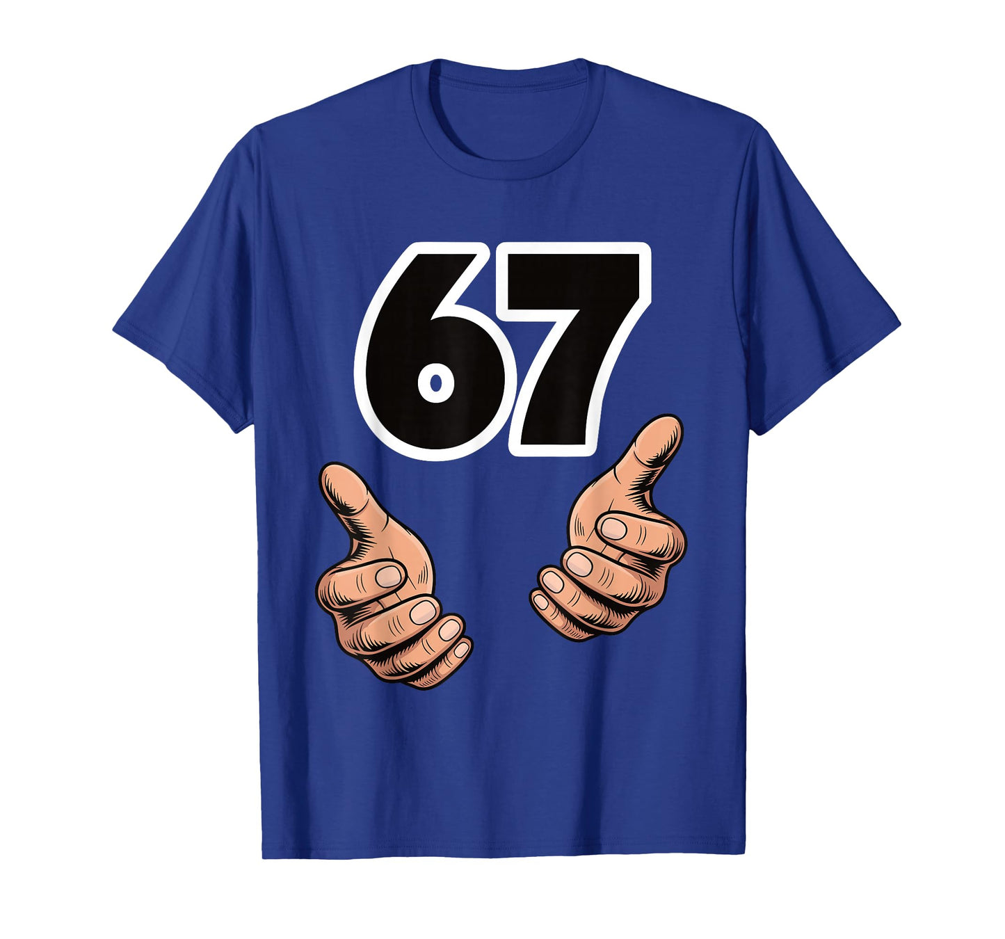 Funny 6 7 Meme Gen Alpha Slang Six Seven T-Shirt