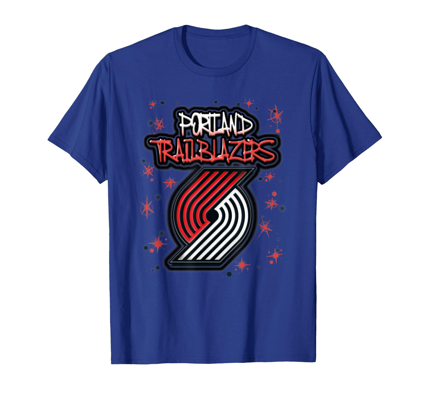 NBA Portland Trail Blazers Airbrush Logo T-Shirt