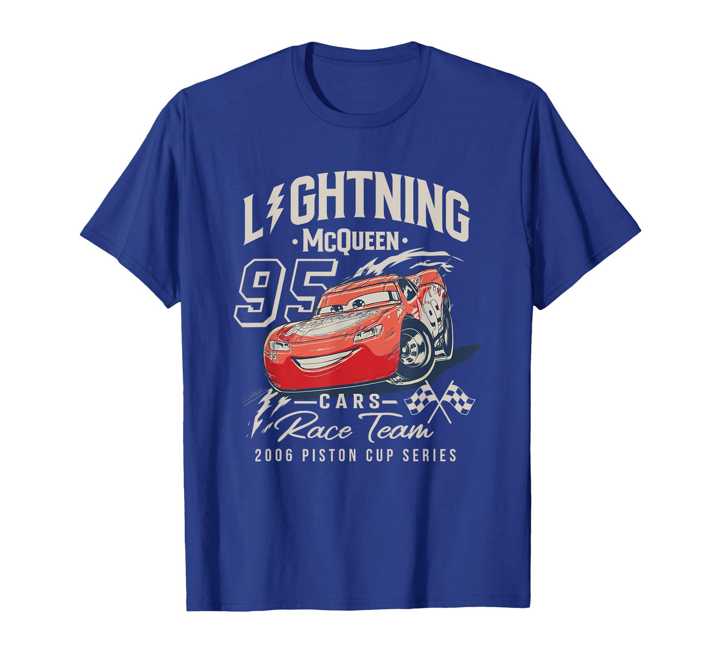 Disney Pixar Cars Lightning McQueen 2006 Race Team T-Shirt