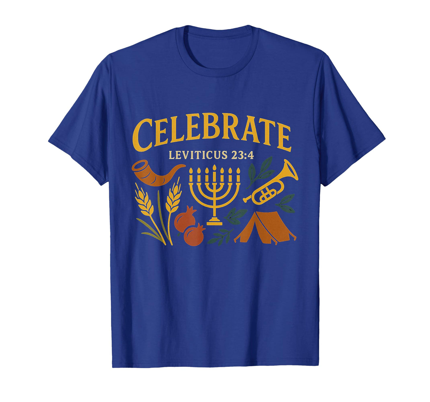 Celebrate Leviticus 23:4 Feasts Faith Design T-Shirt