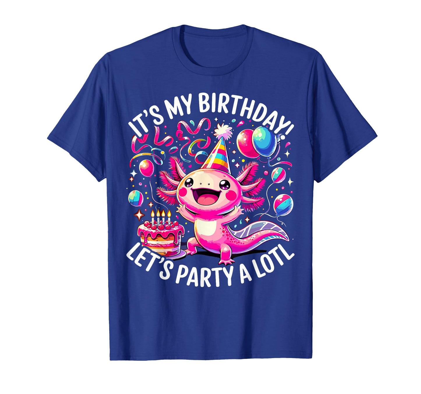 Birthday Axolotl Party T-Shirt