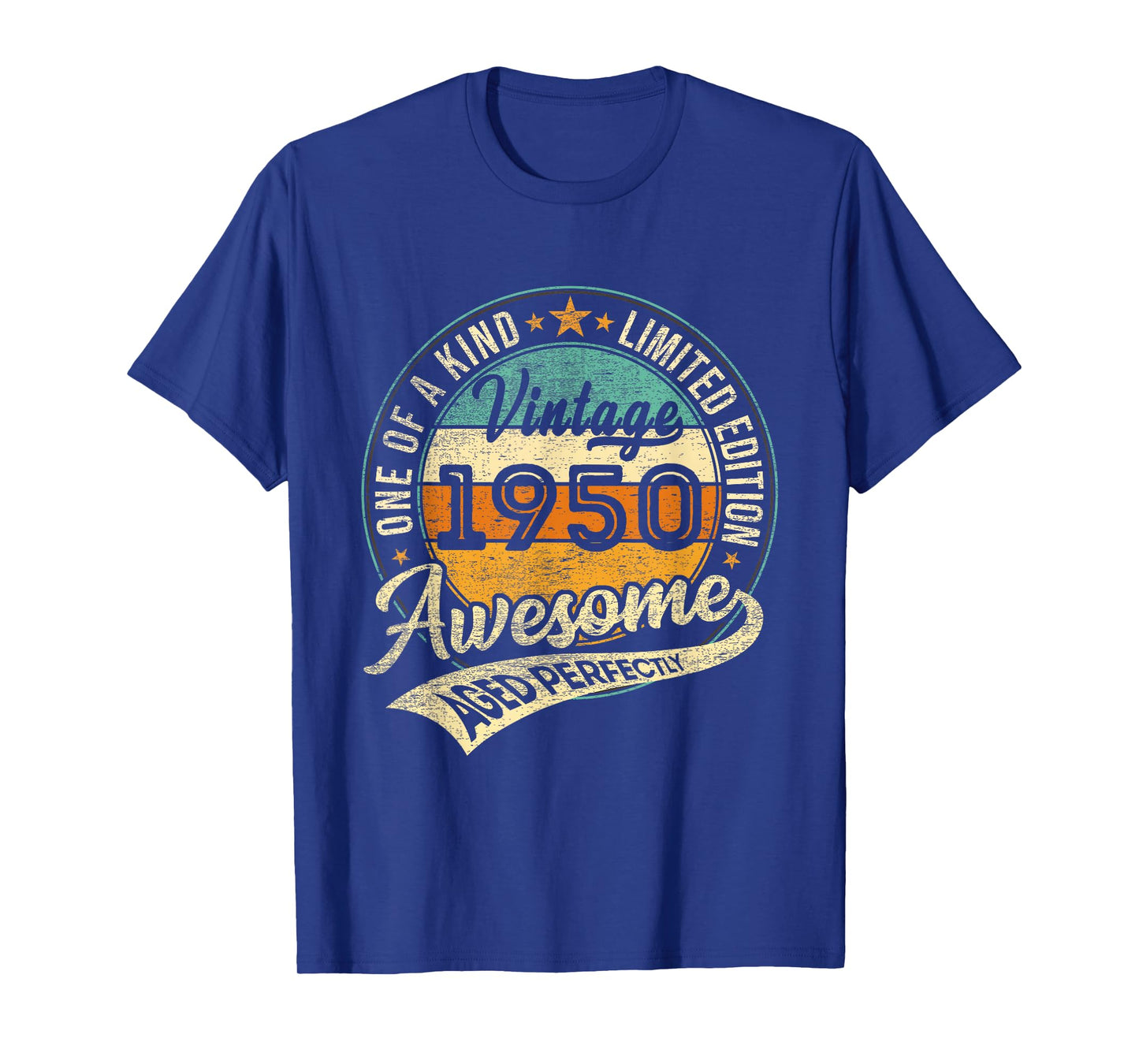 Vintage 1950 Limited Edition 75 Year Old Gifts 75th Birthday T-Shirt