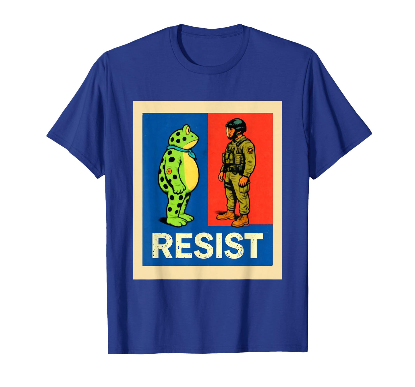Resist Frog Portland Activist Protest for Men and Women T-Shirt