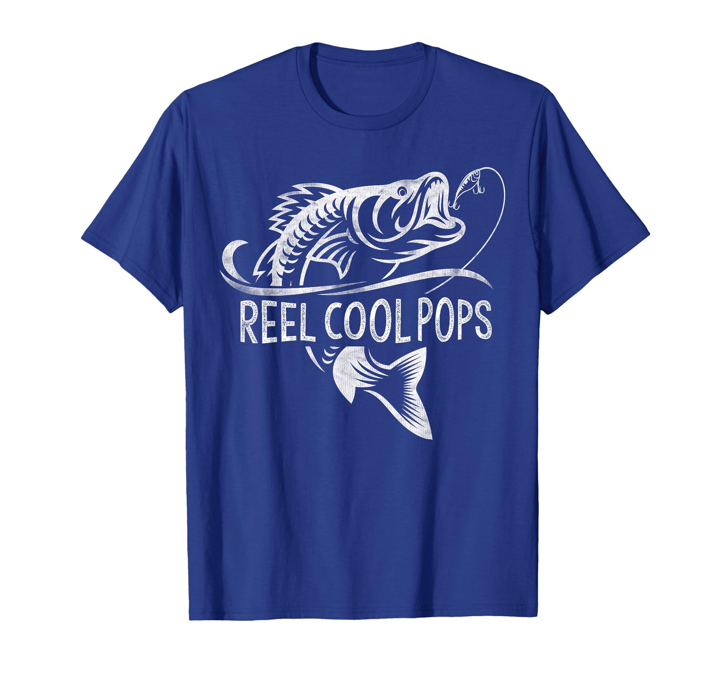 Reel Cool Pops Fishing Gifts Pops Father's Day T-Shirt