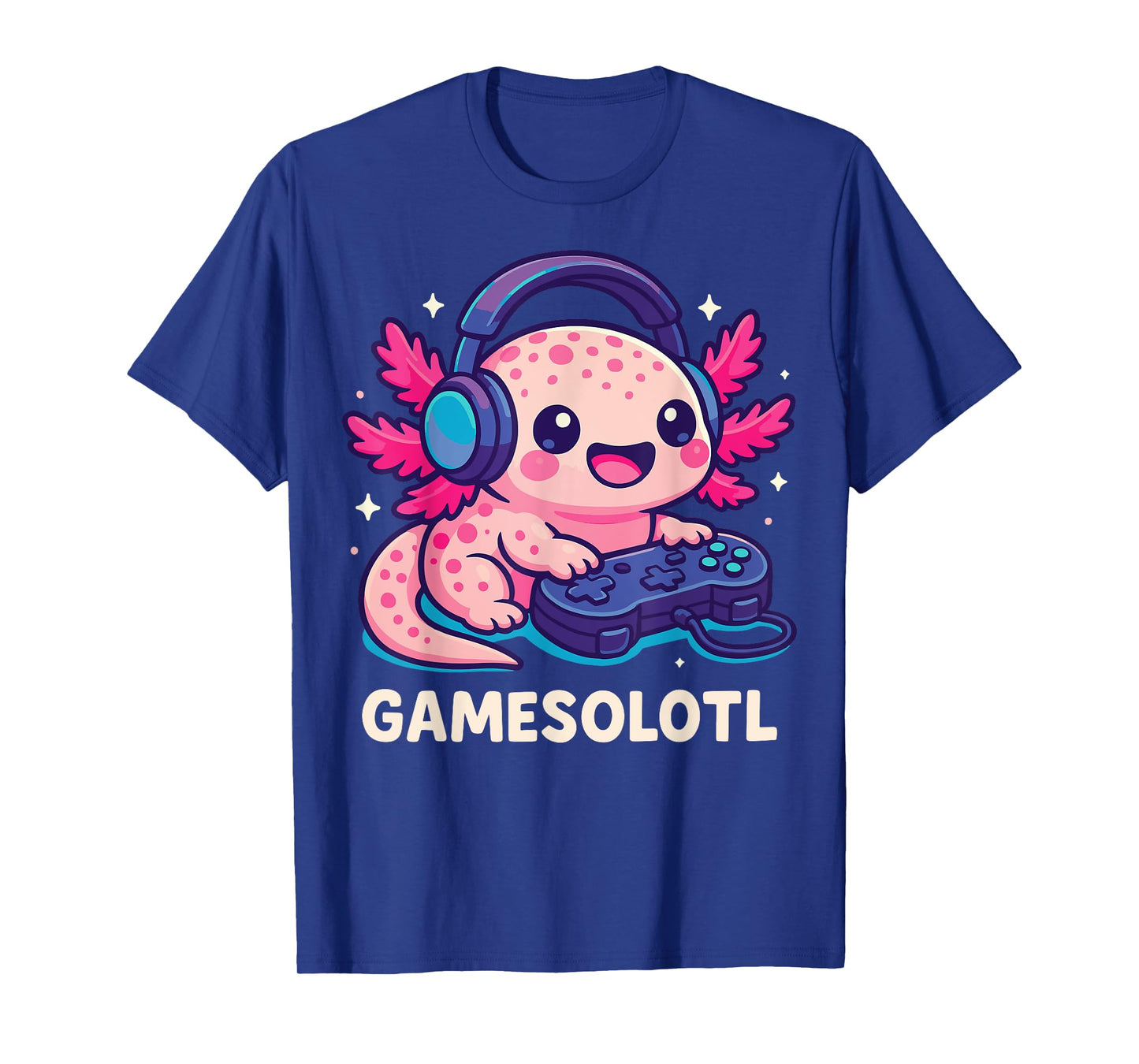 Gamesolotl Axolotl Gamer Gaming Anime T-Shirt