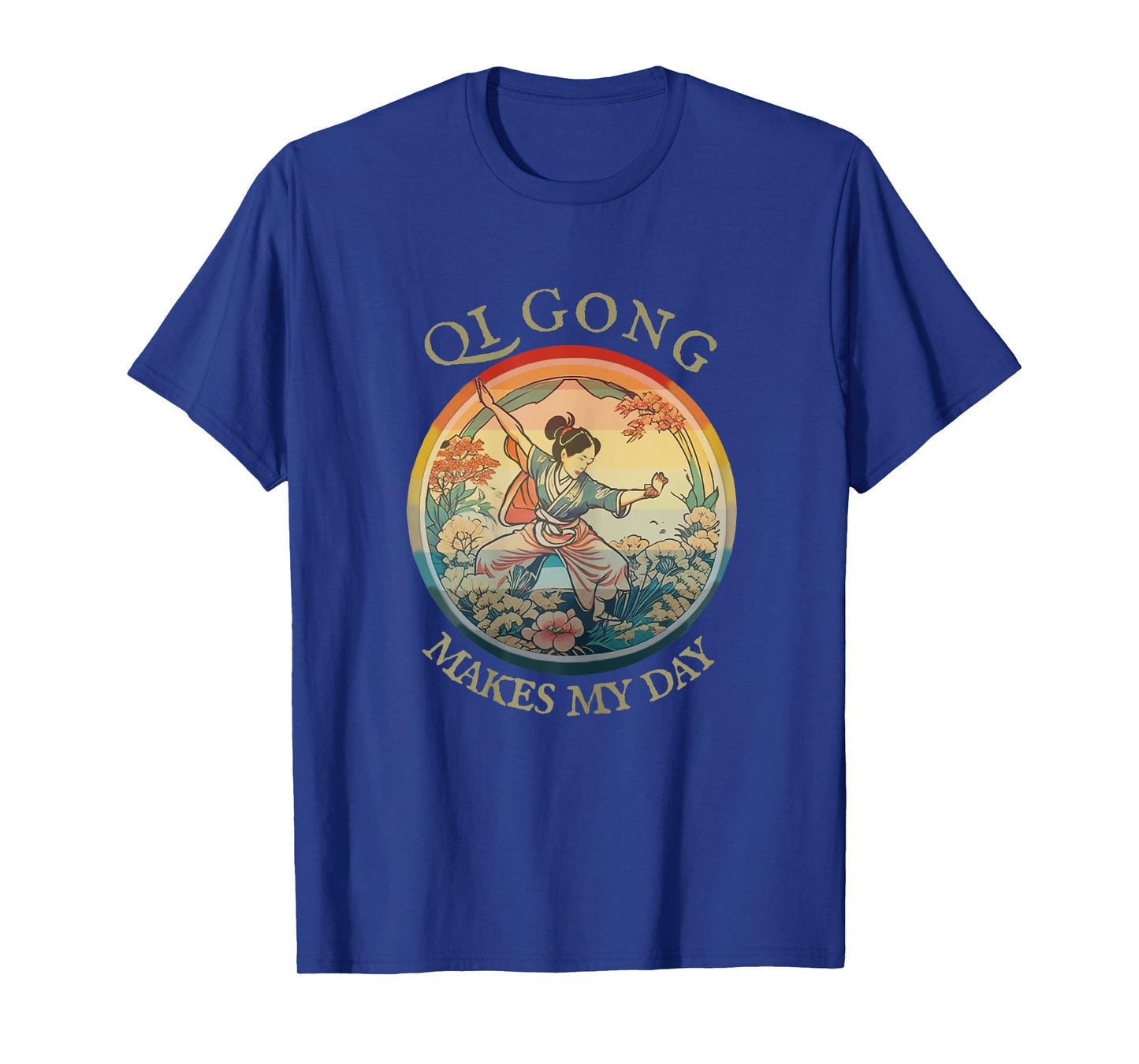 Women Qi Gong, Vintage historic Retro drawing, Harmony Flow T-Shirt