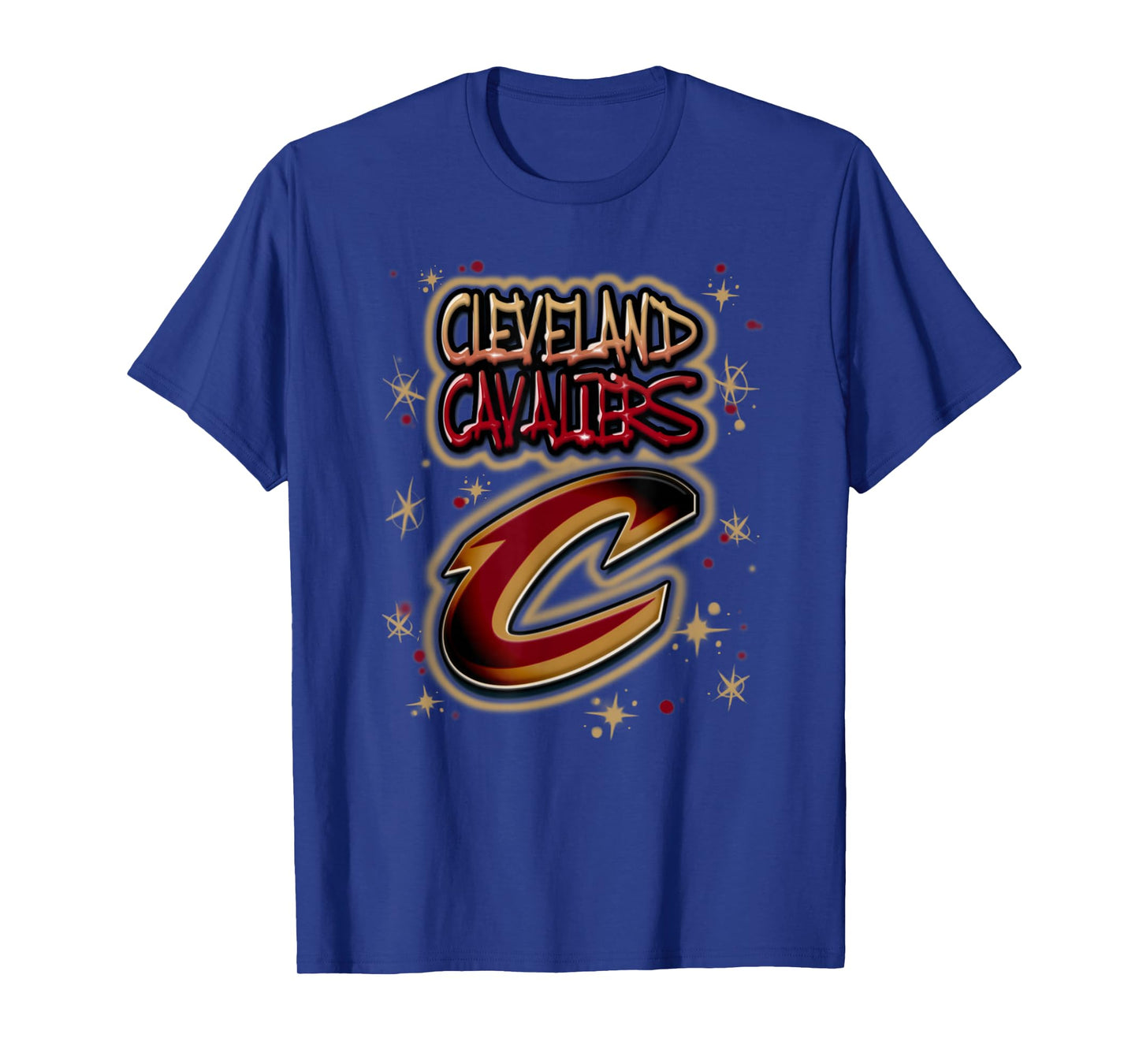 NBA Cleveland Cavaliers Airbrush Logo T-Shirt