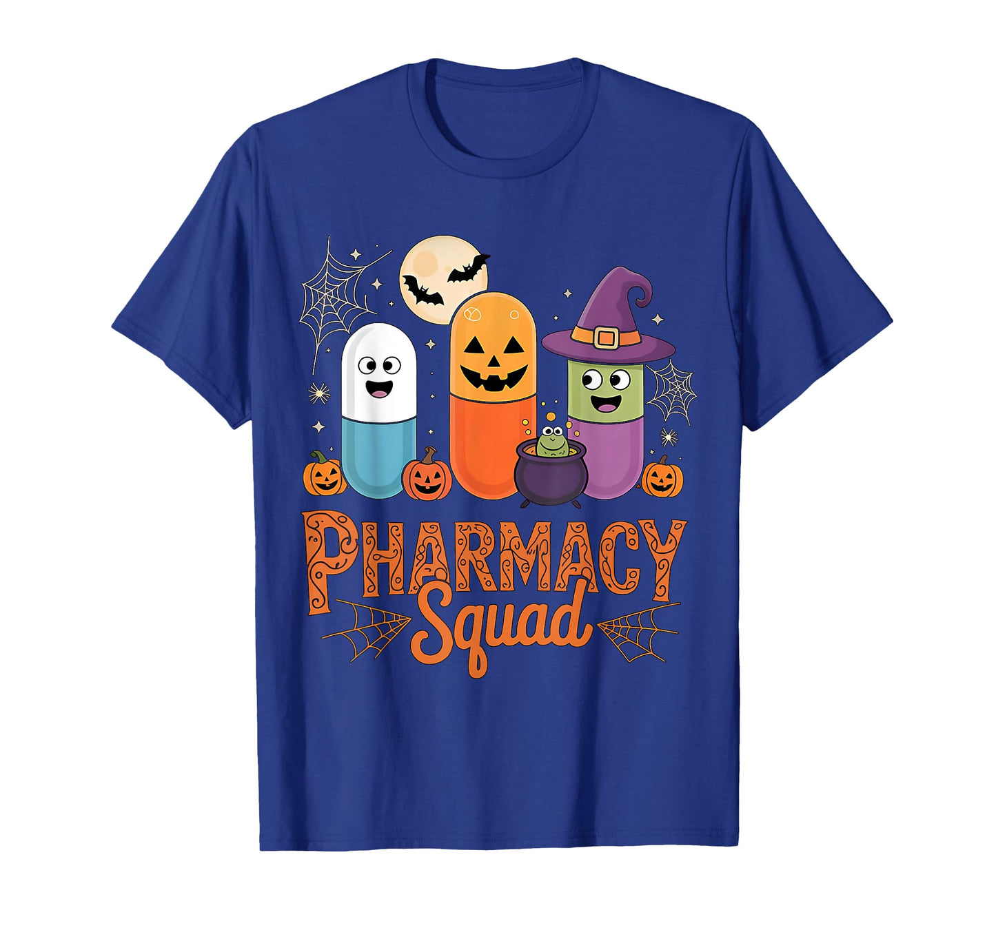 Funny Pills Pharmacy Pharmacist Squad Cute Halloween Costume T-Shirt