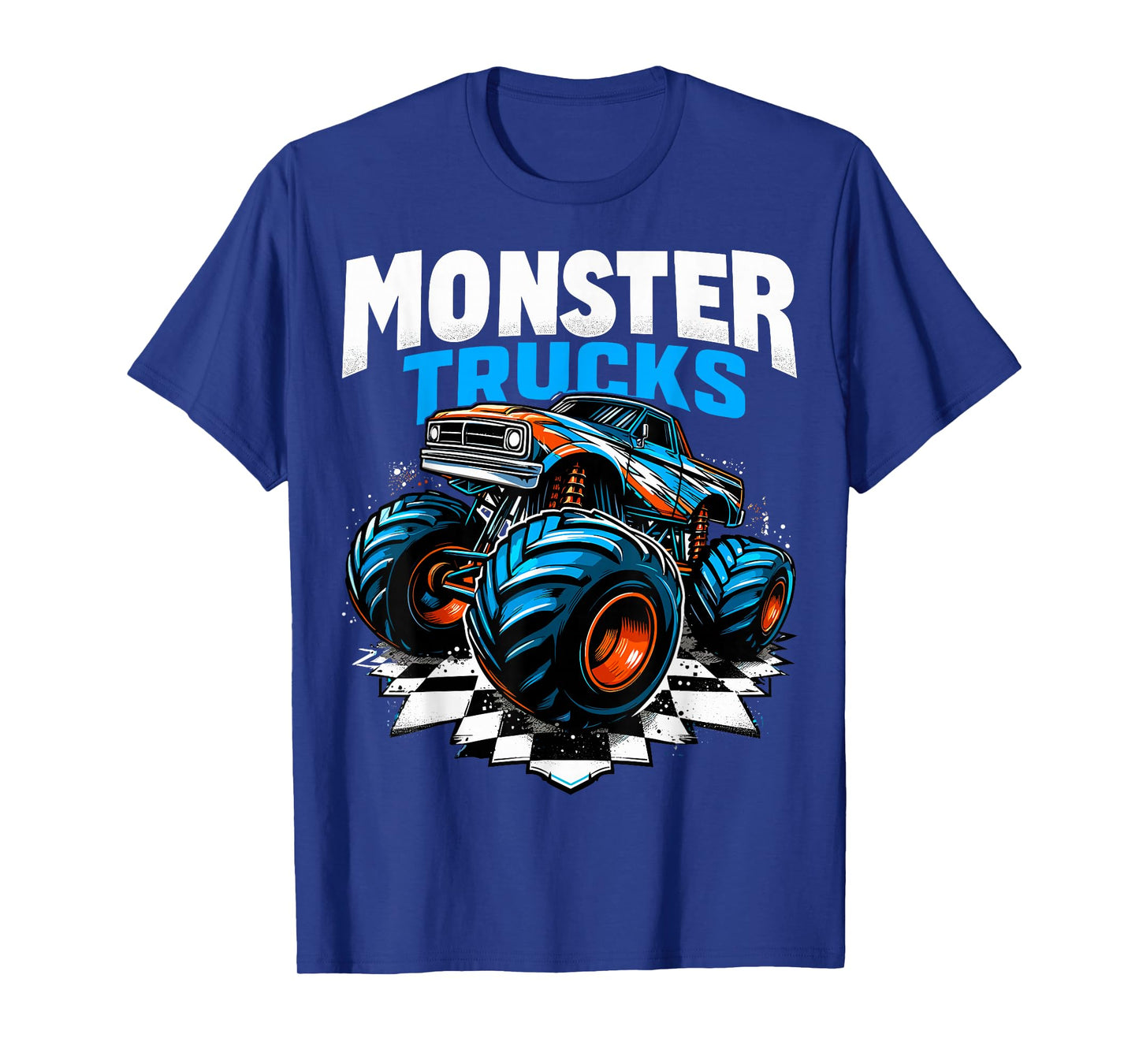 Monster Truck Birthday Party Retro Monster Trucks T-Shirt