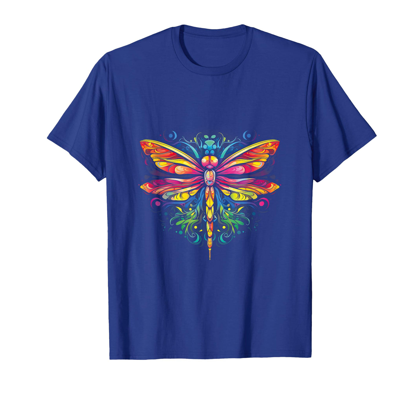 Dragonfly Colorful Dragonflies Hippie 70s Peace T-Shirt