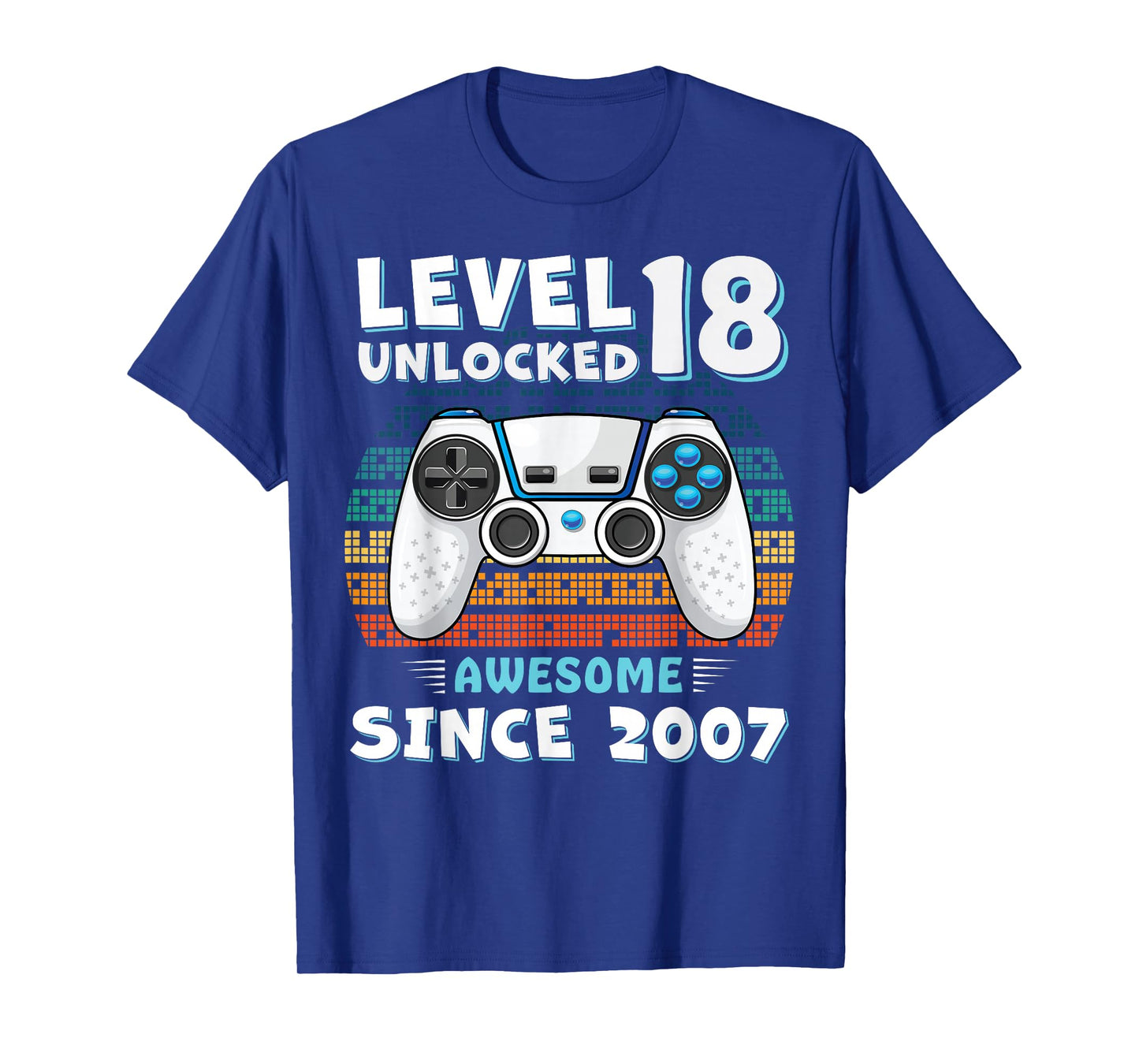 18 Year Old BDay Decorations Men Boy 18yr 2007 18th Birthday T-Shirt