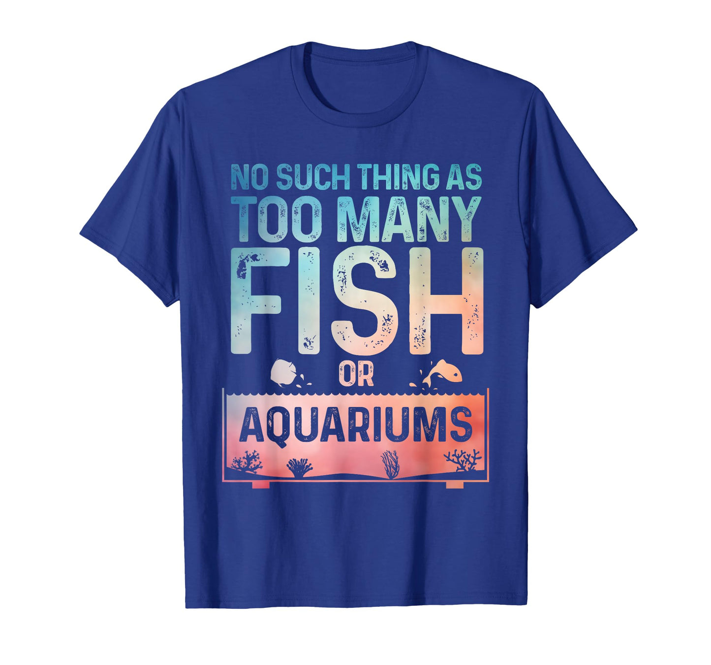 Aquarium Design For Men Women Fish Lover Aquarium Fish Tank T-Shirt