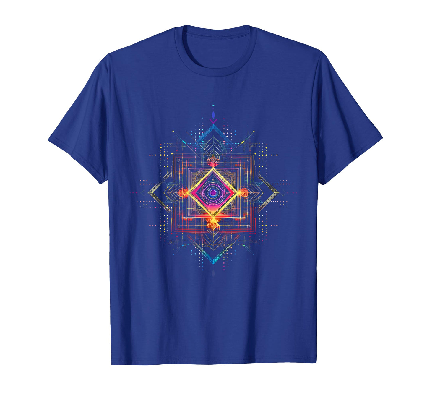 Sacred Geometry Metatron Cube Spiritual Yoga T-Shirt
