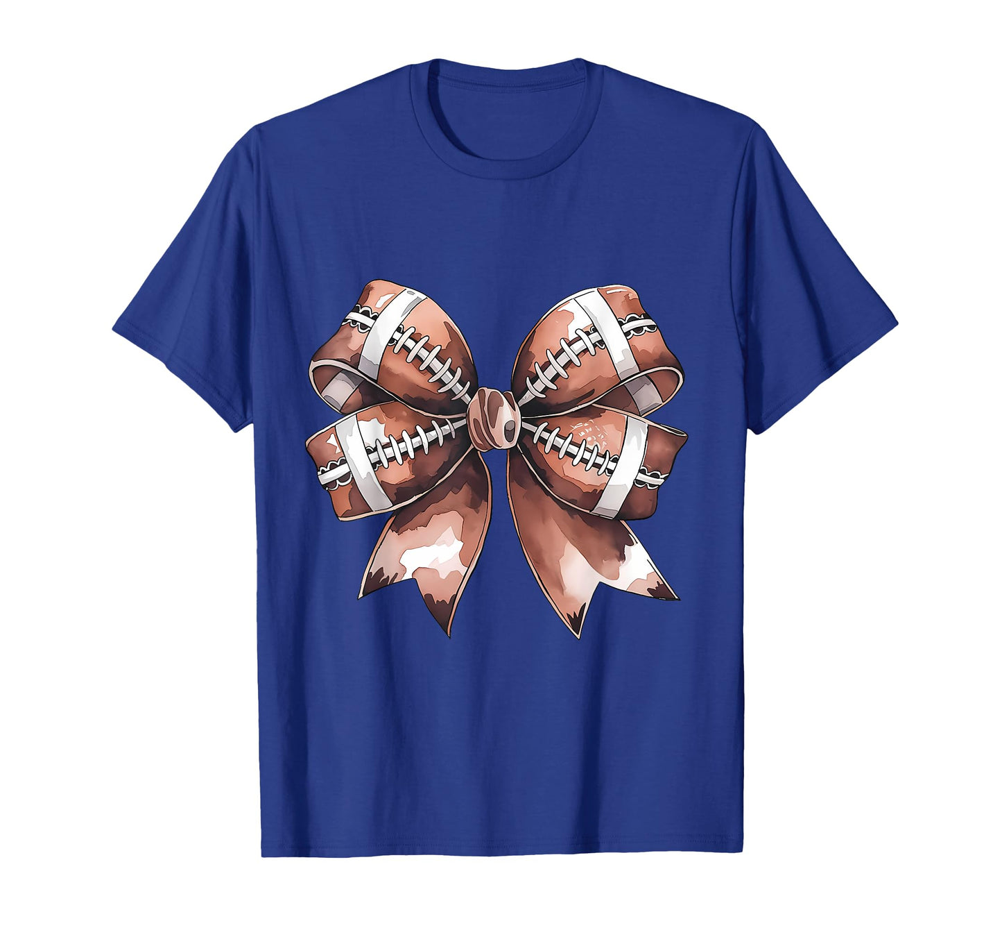 American Football Coquette Bow Cute Football Game T-Shirt
