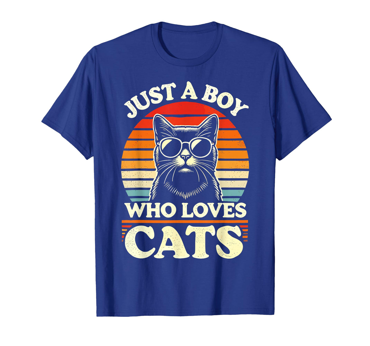 Cat Lover Just A Boy Who Loves Cats T-Shirt