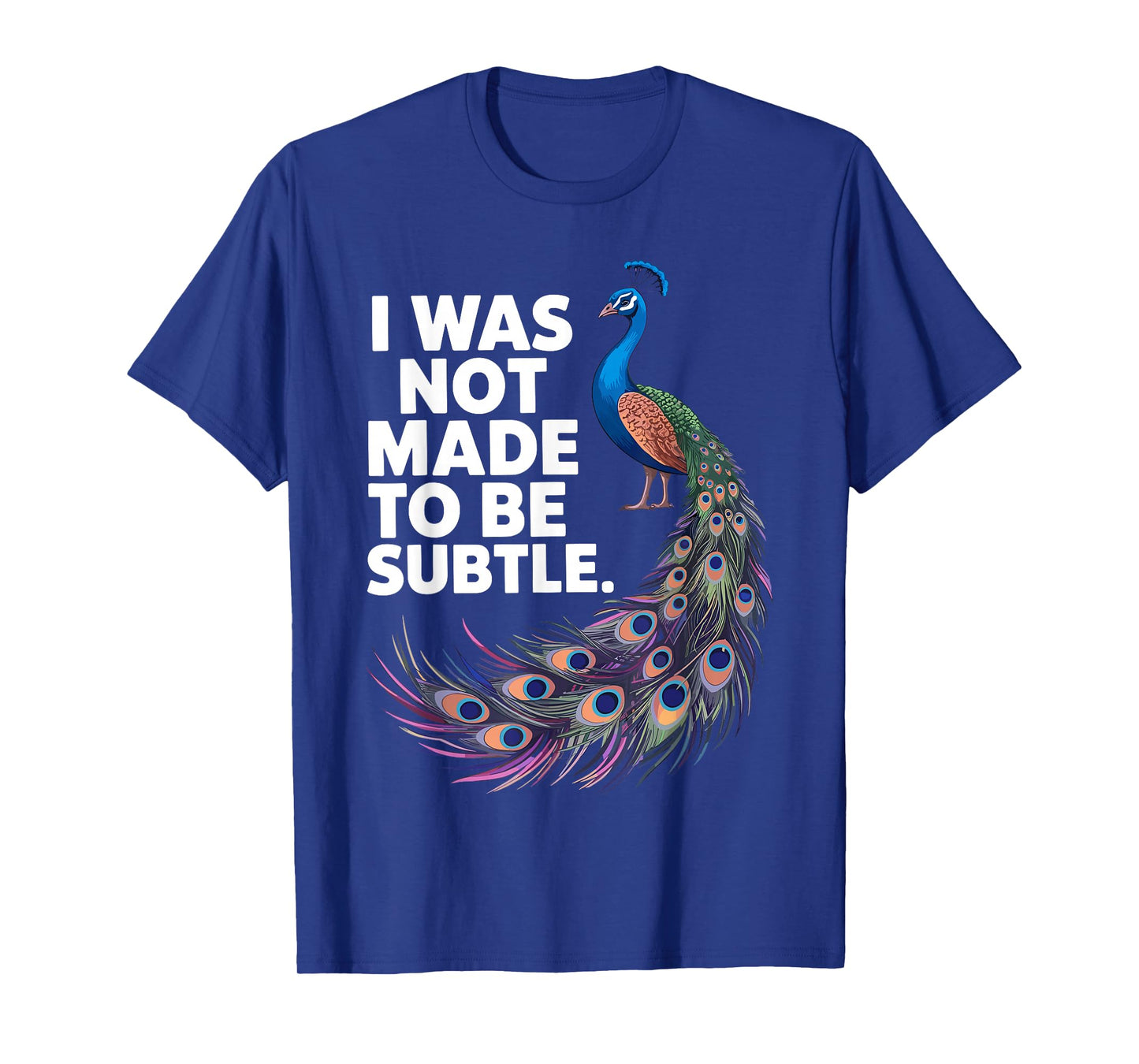 Funny Peacock Art for Men Women Kids Peafowl Peacock Lover T-Shirt