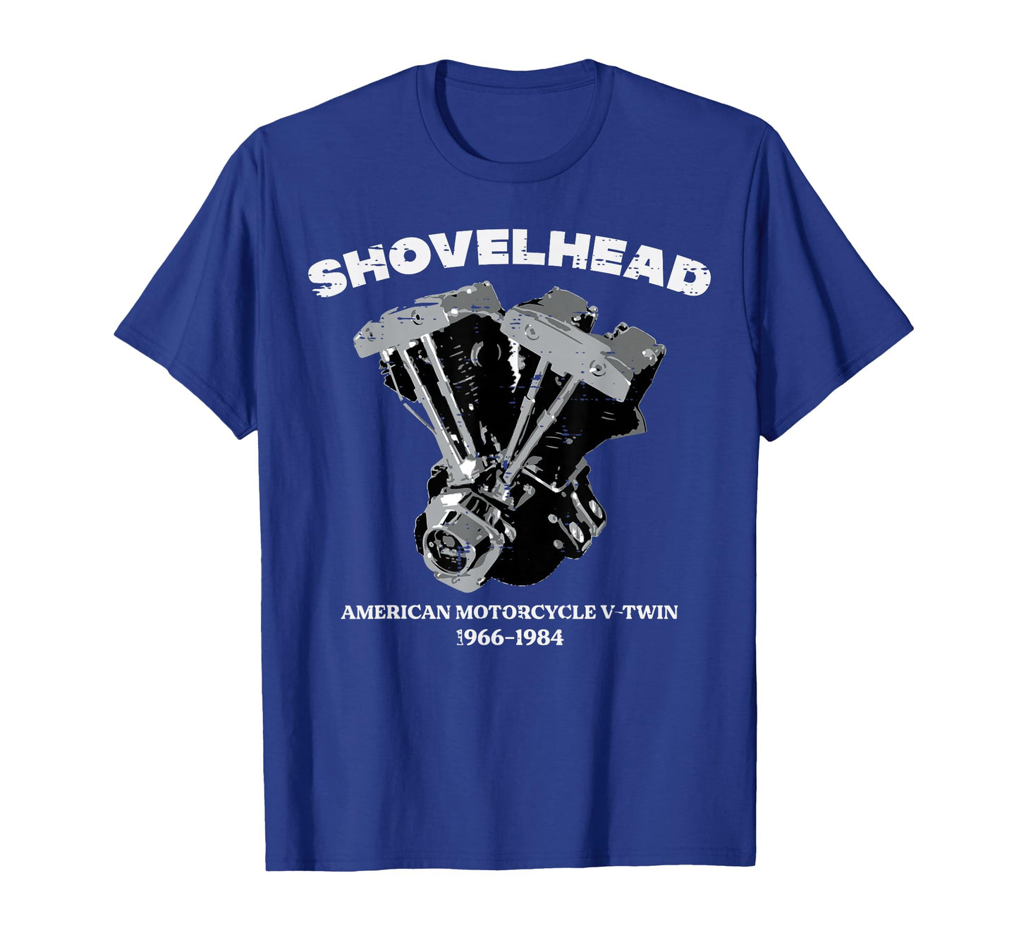 Biker Shovelhead Motorcycle Engine Vintage Men Women Kids T-Shirt