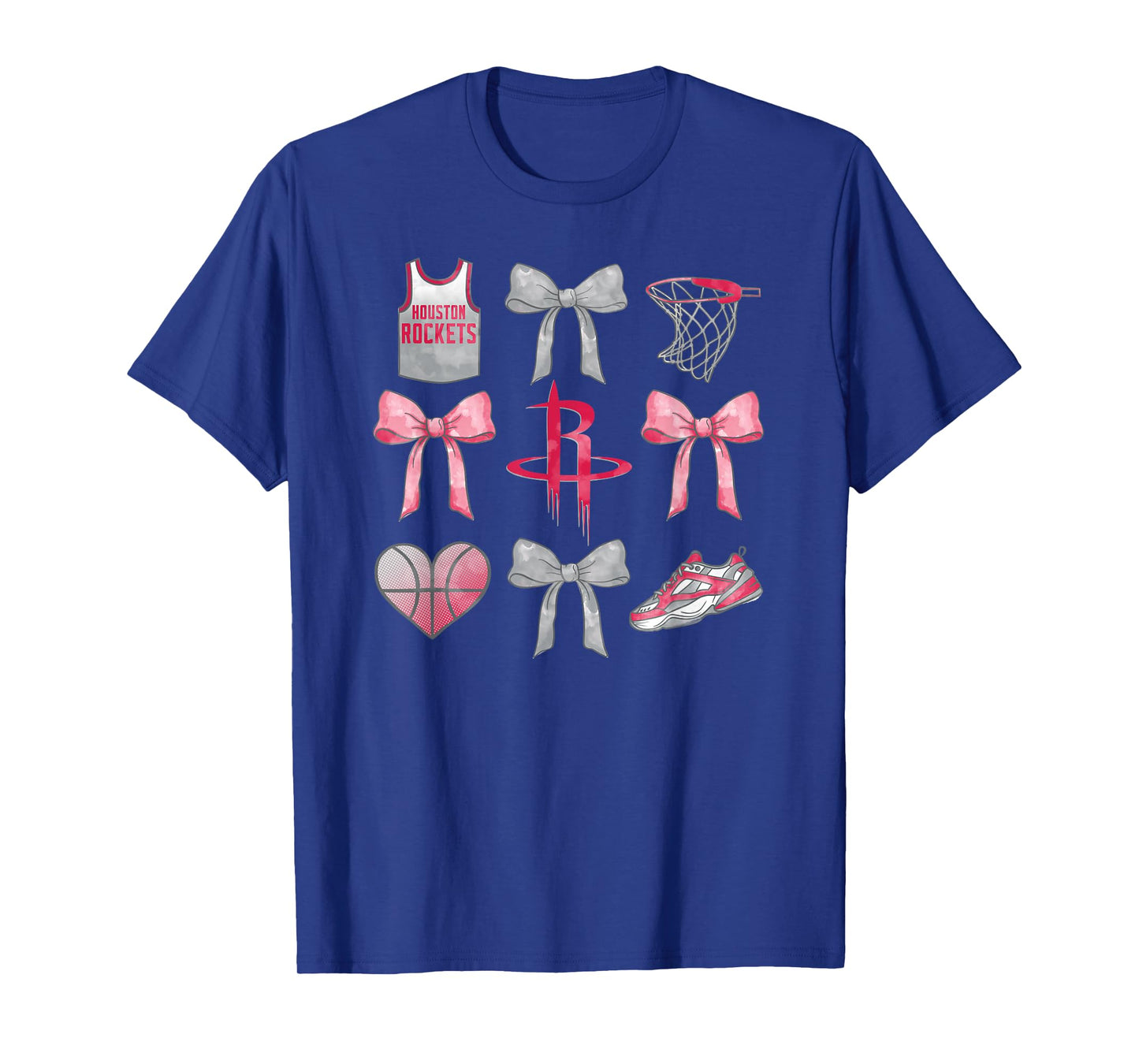 NBA Houston Rockets Bow Grid T-Shirt