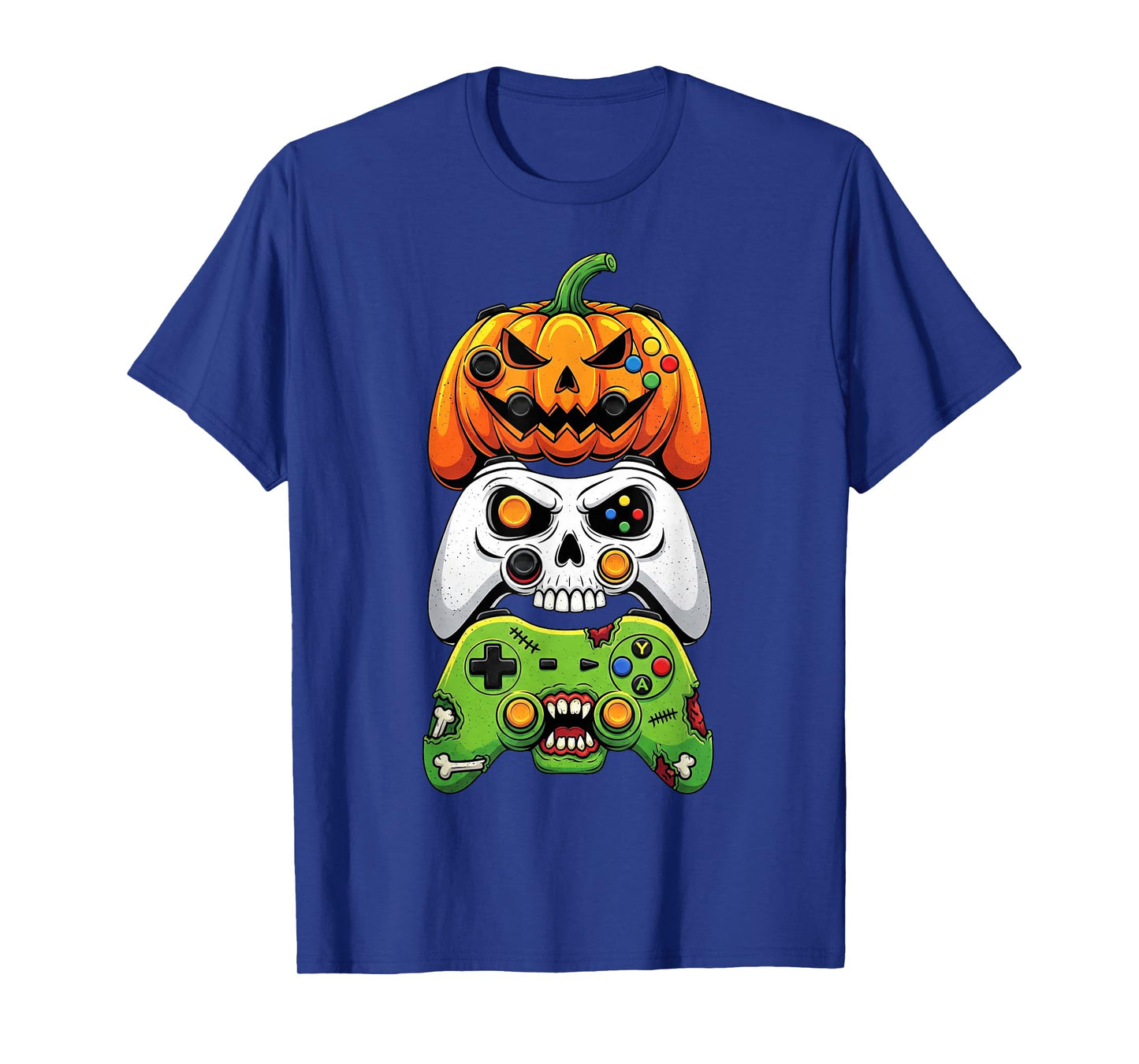 Spooky Halloween Gaming Controller Gifts for Men Women Kid T-Shirt