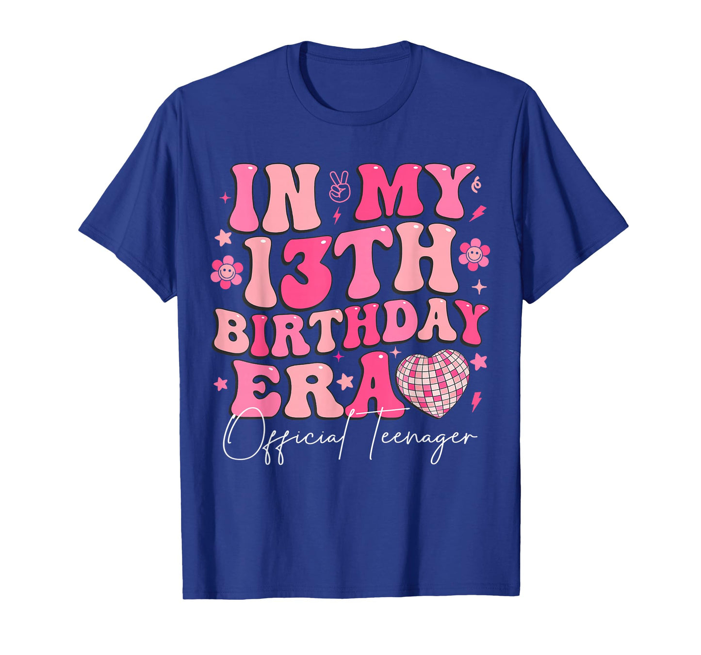 Retro In My 13th Birthday Era 13 Years Old Official Teenager T-Shirt