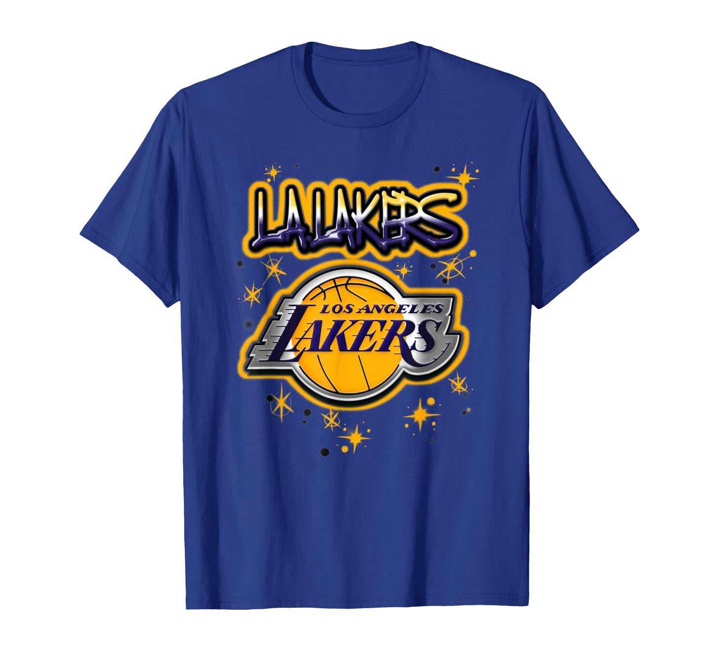 NBA Los Angeles Lakers Airbrush Logo T-Shirt