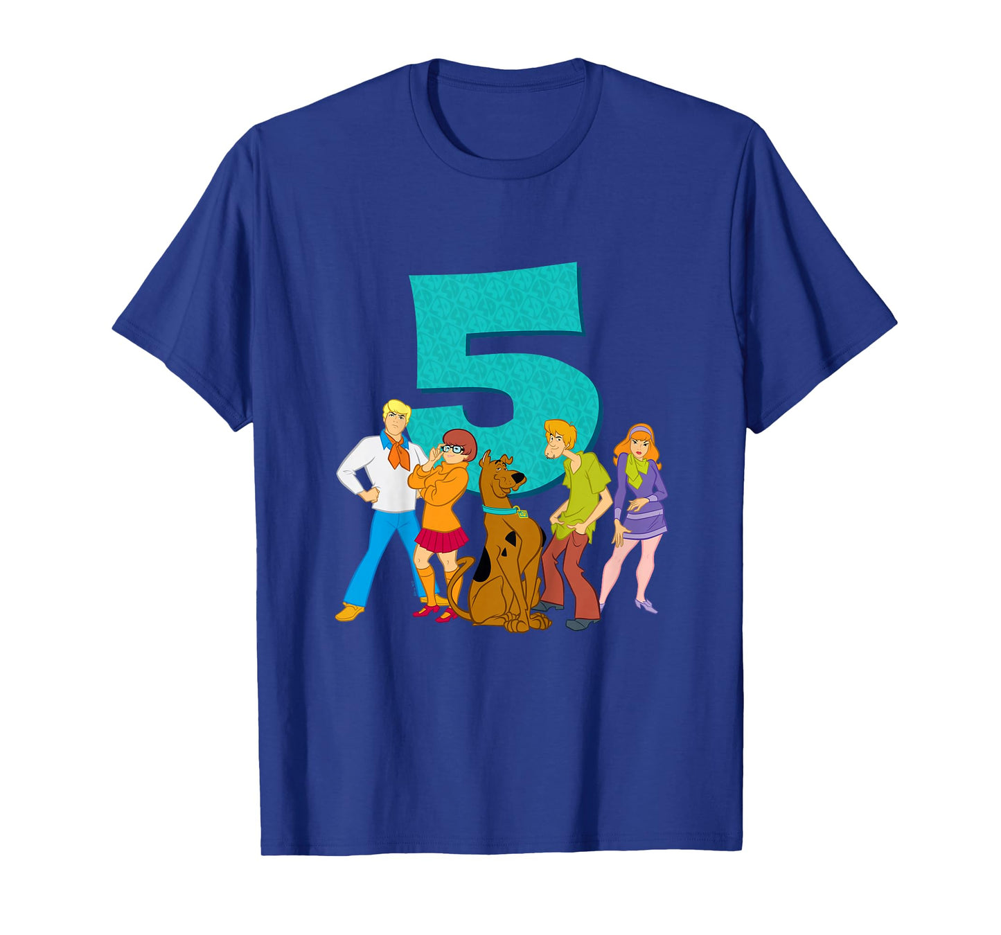 Kids Scooby-Doo 5th Birthday This Meddling Kid is 5 T-Shirt
