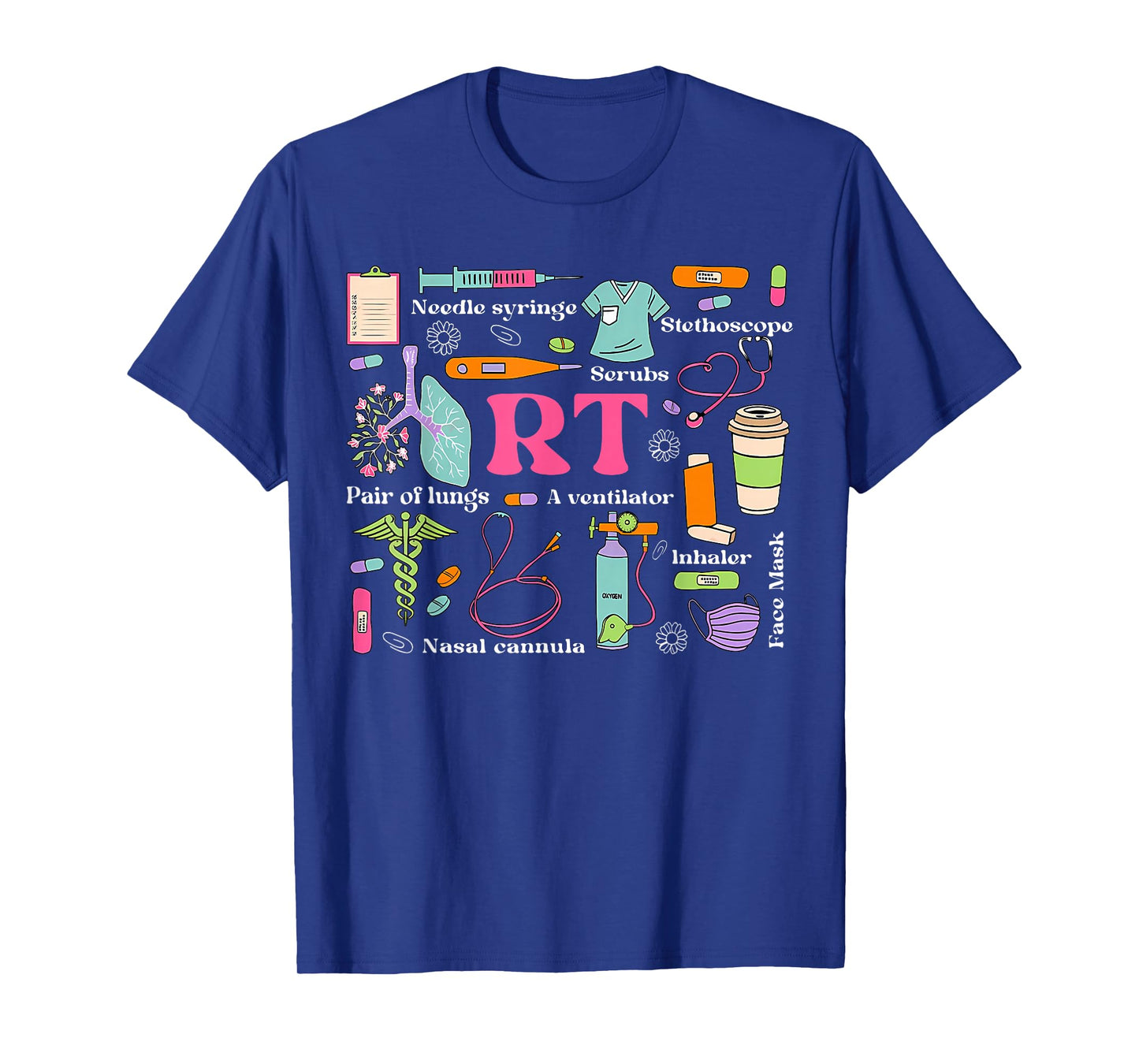 Respiratory Therapist Funny RT Care Respiratory Therapy T-Shirt