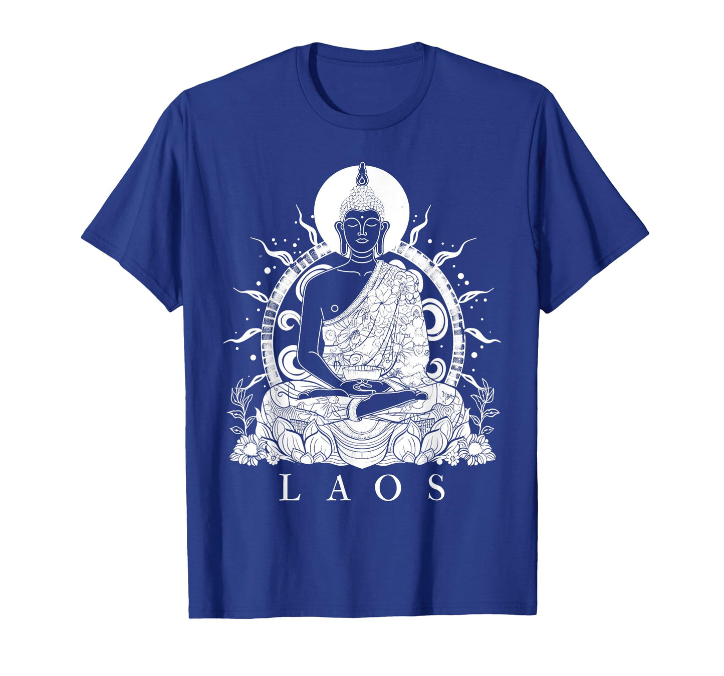 Laos Buddha Vintage Buddhist Souvenir T-Shirt