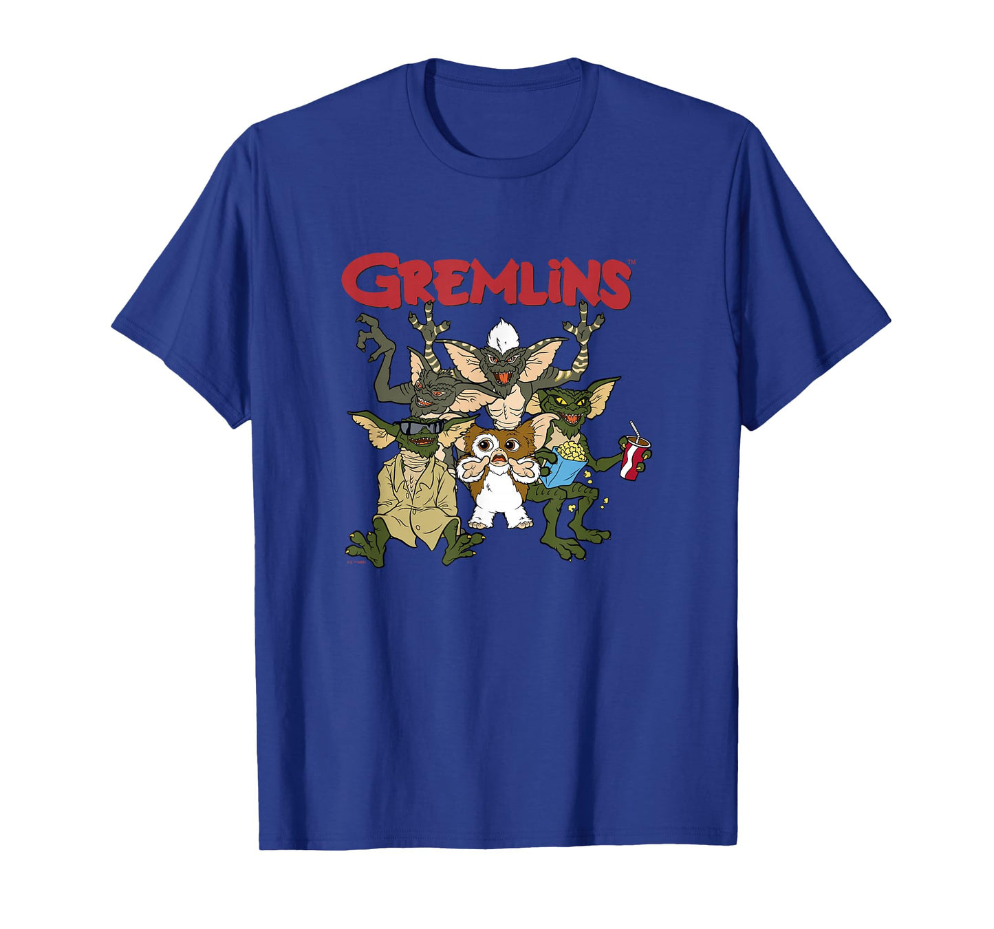 Gremlins Vintage Retro Watch Party Group Shot T-Shirt