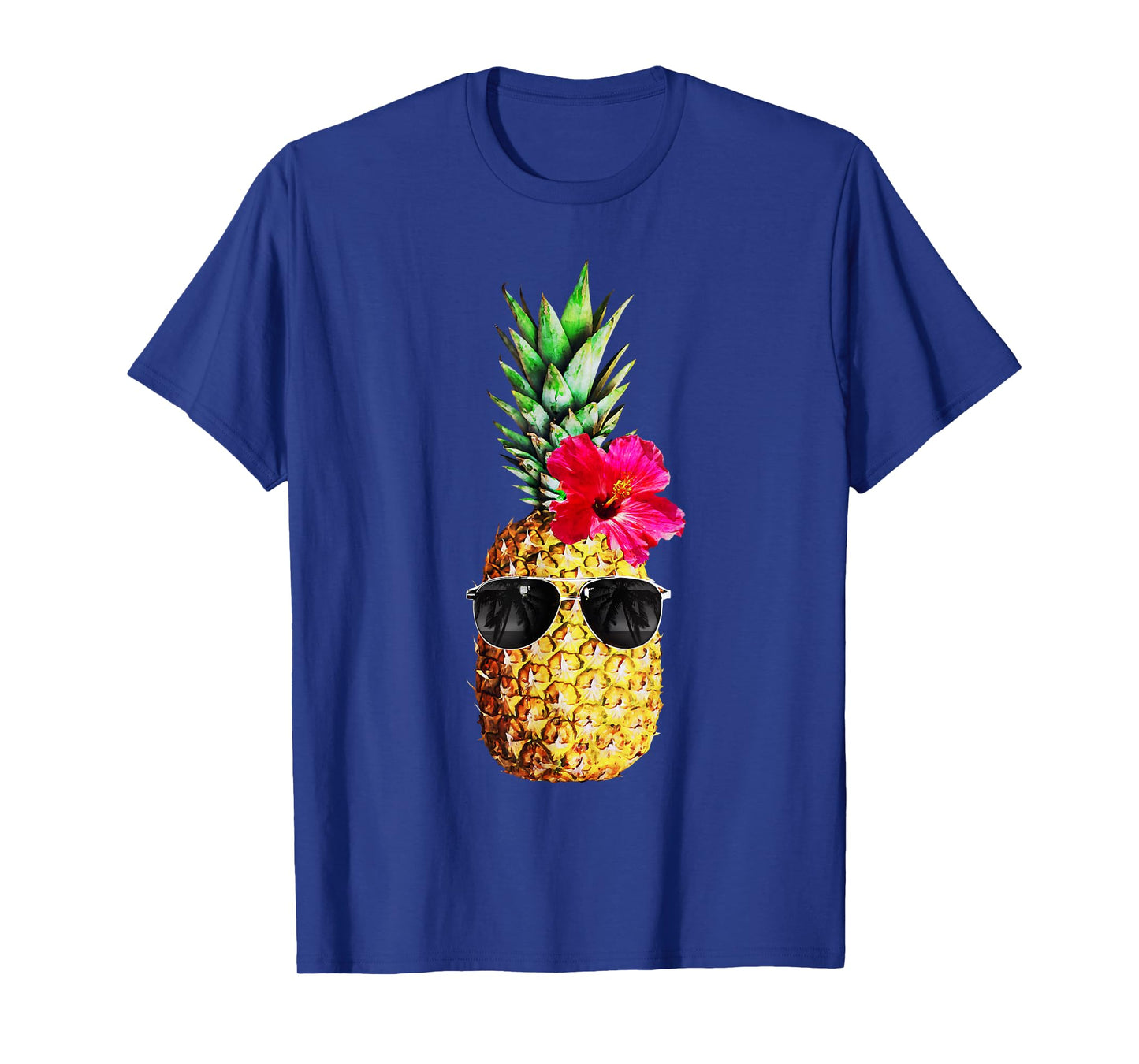 Summer Pineapple Graphic for Women Teen Hawaiian Cute Funny T-Shirt