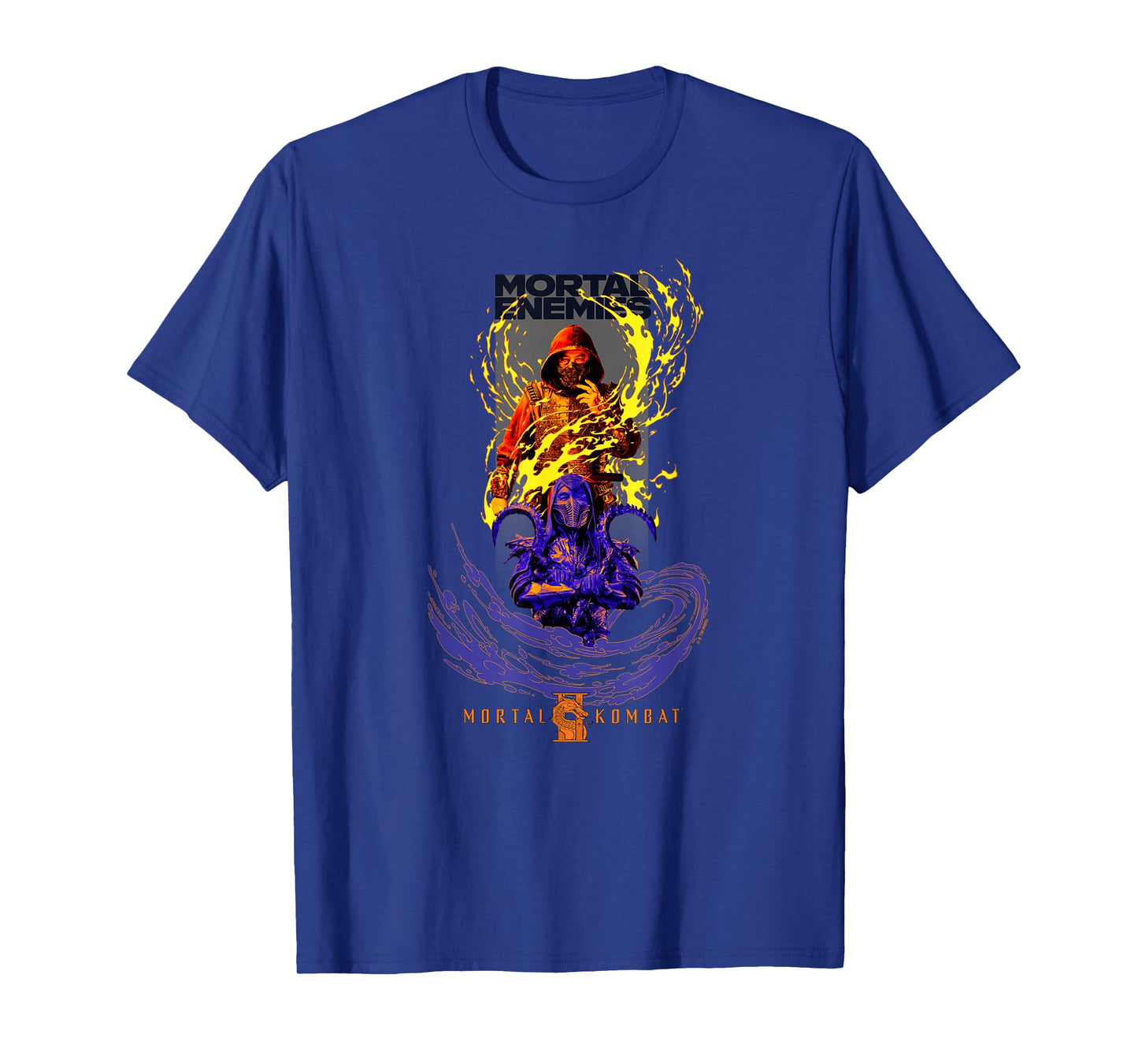 Mortal Kombat 2 Mortal Enemies Scorpion & Noob Saibot T-Shirt