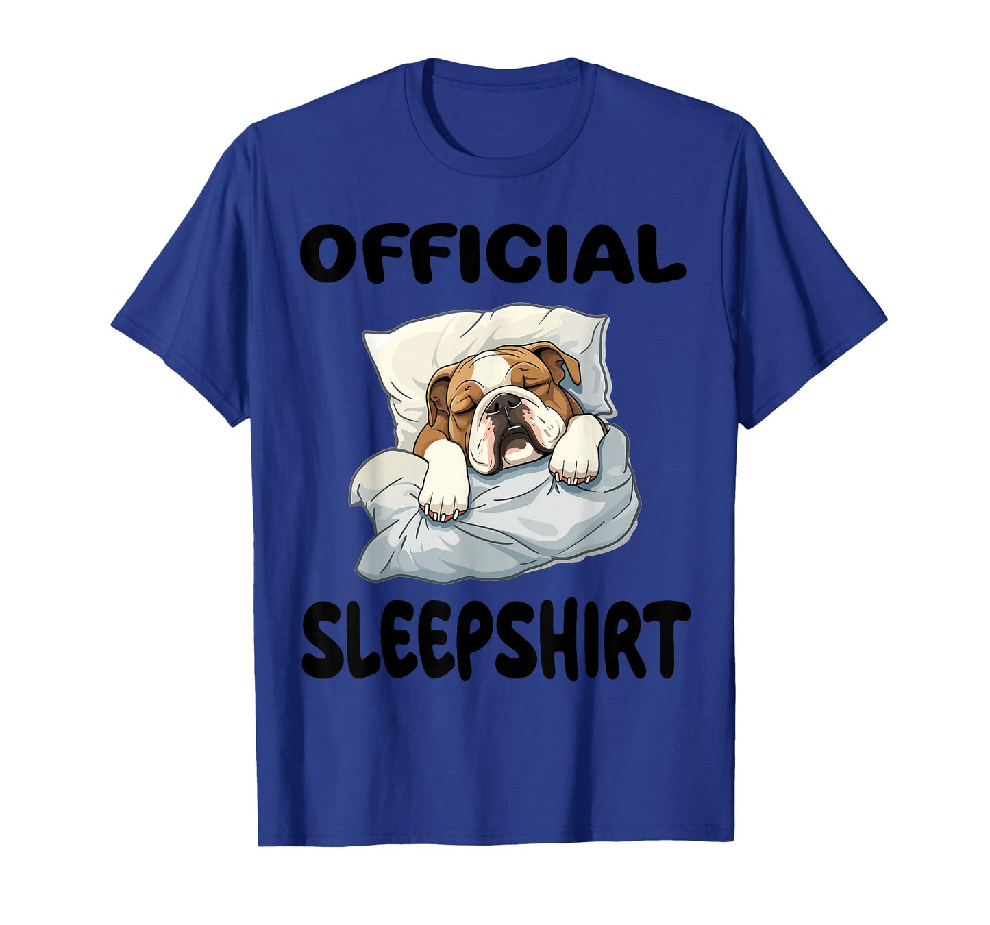 English Bulldog Animal Official Sleepshirt Pajamas Nightgown T-Shirt