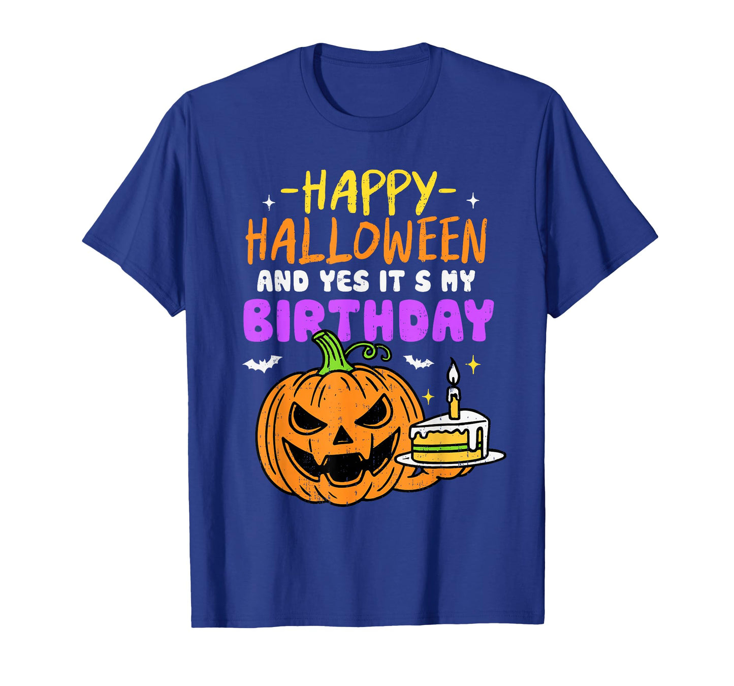 Halloween Birthday Funny Pumpkin Spooky Costume Bday Party T-Shirt