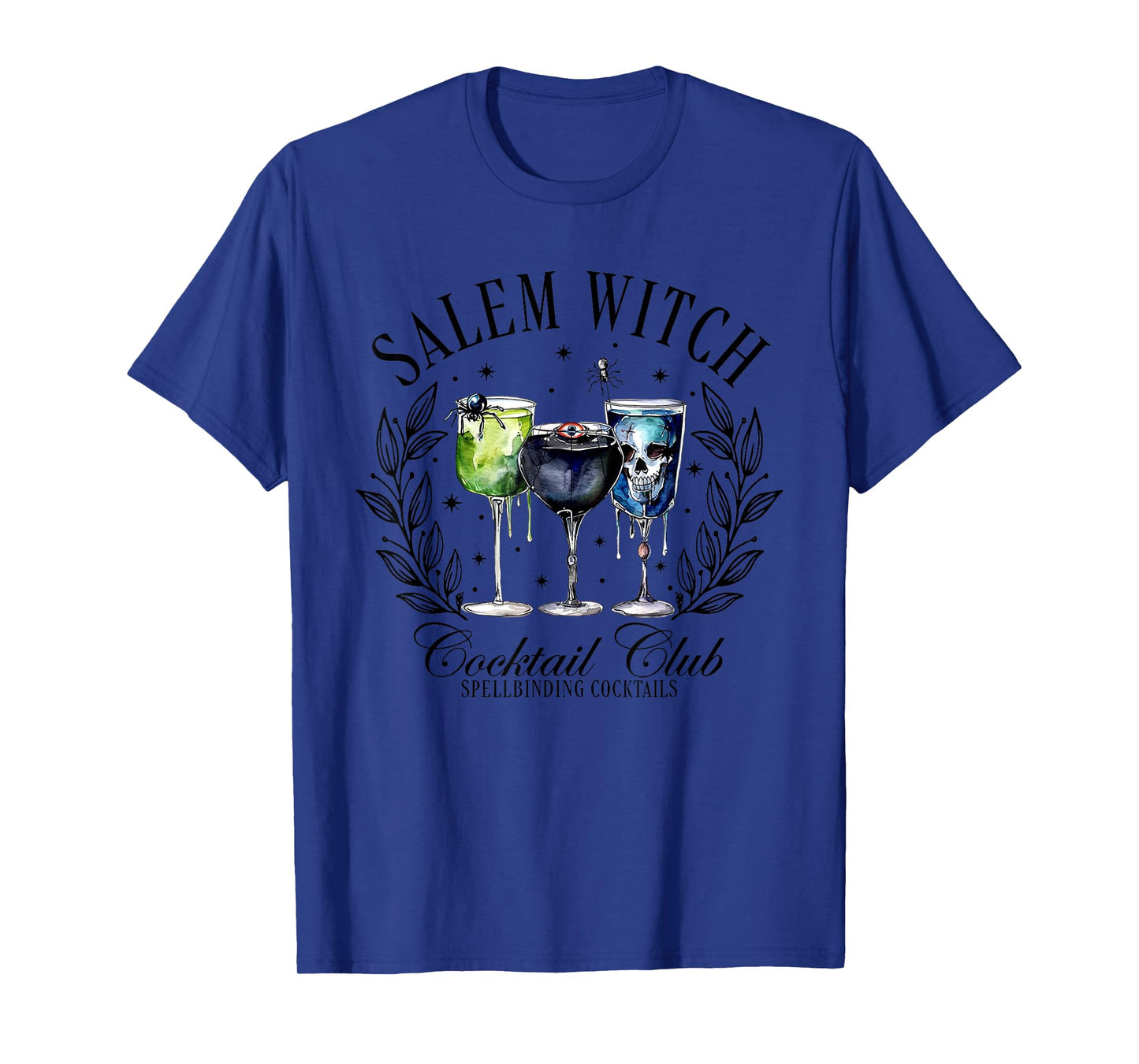 Salem Witch Cocktail Club, Retro Halloween Witchy T-Shirt