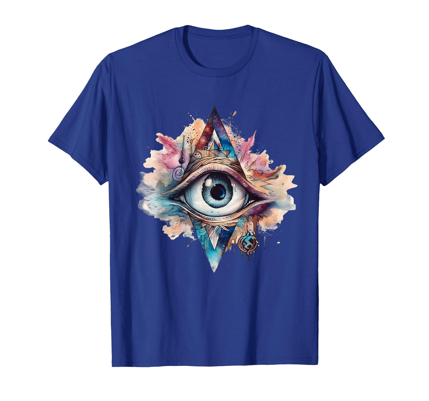 Spiritual Third Eye Watercolor Self-Reflection Awareness T-Shirt