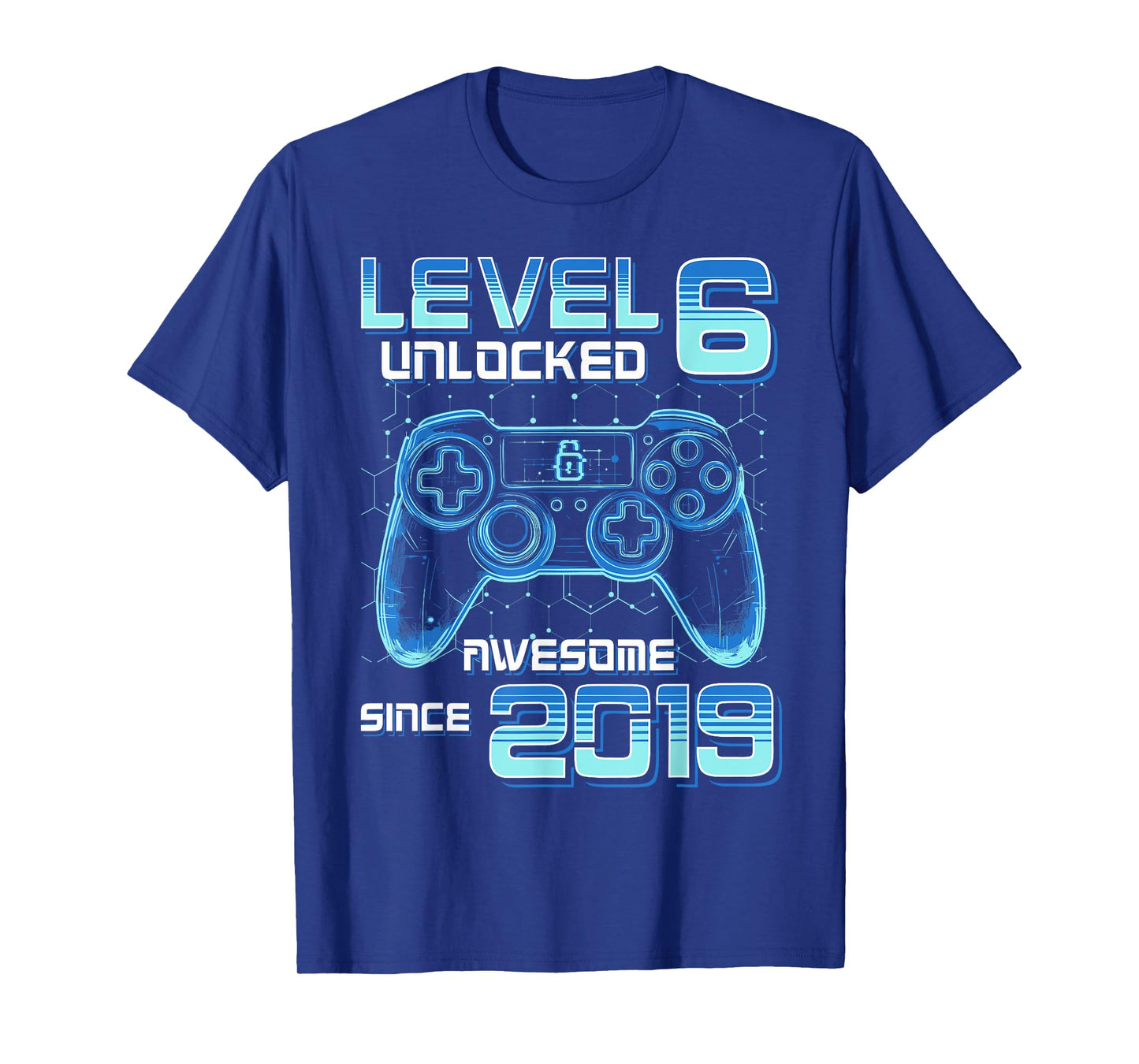 Level 6 Unlocked Video Game Party 6th Birthday Gamer Boys T-Shirt