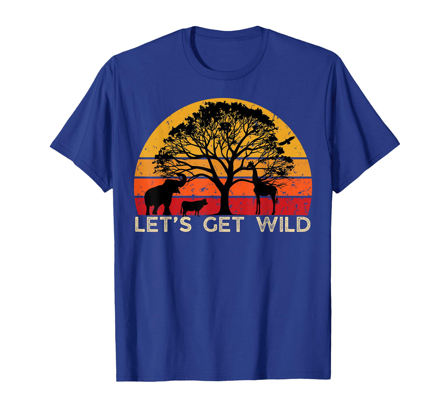 Zoo Animals Wildlife Birthday Party Let's Get Wild Safari T-Shirt