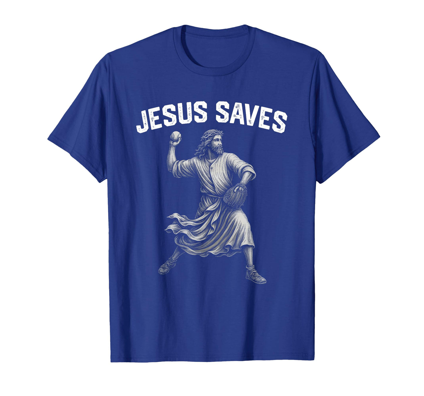 Jesus Saves Shirt Religious Christian Faith Baseball T-Shirt