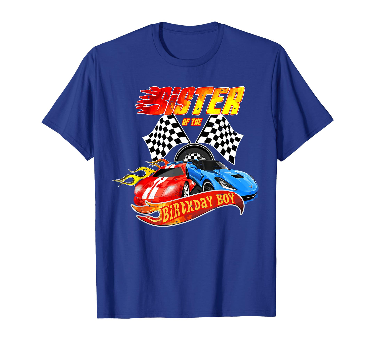 Sister Of The Birthday Boy Race Car Birthday Party Racing T-Shirt